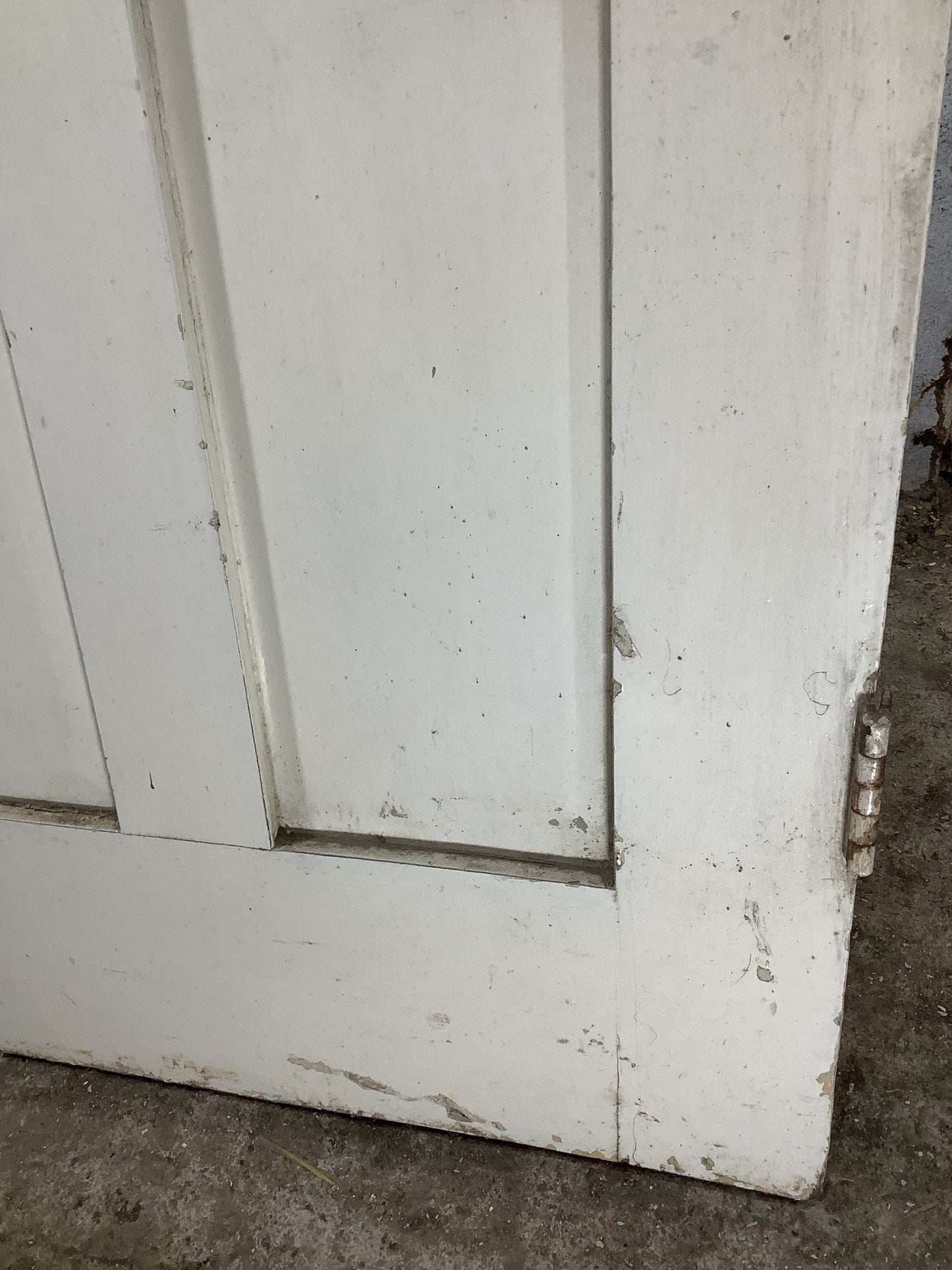 12th Pic Victorian Internal Glazed Painted Pine Reclaimed Door