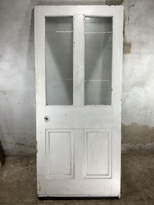 Main Picture Victorian Internal Glazed Painted  Pine Reclaimed Door