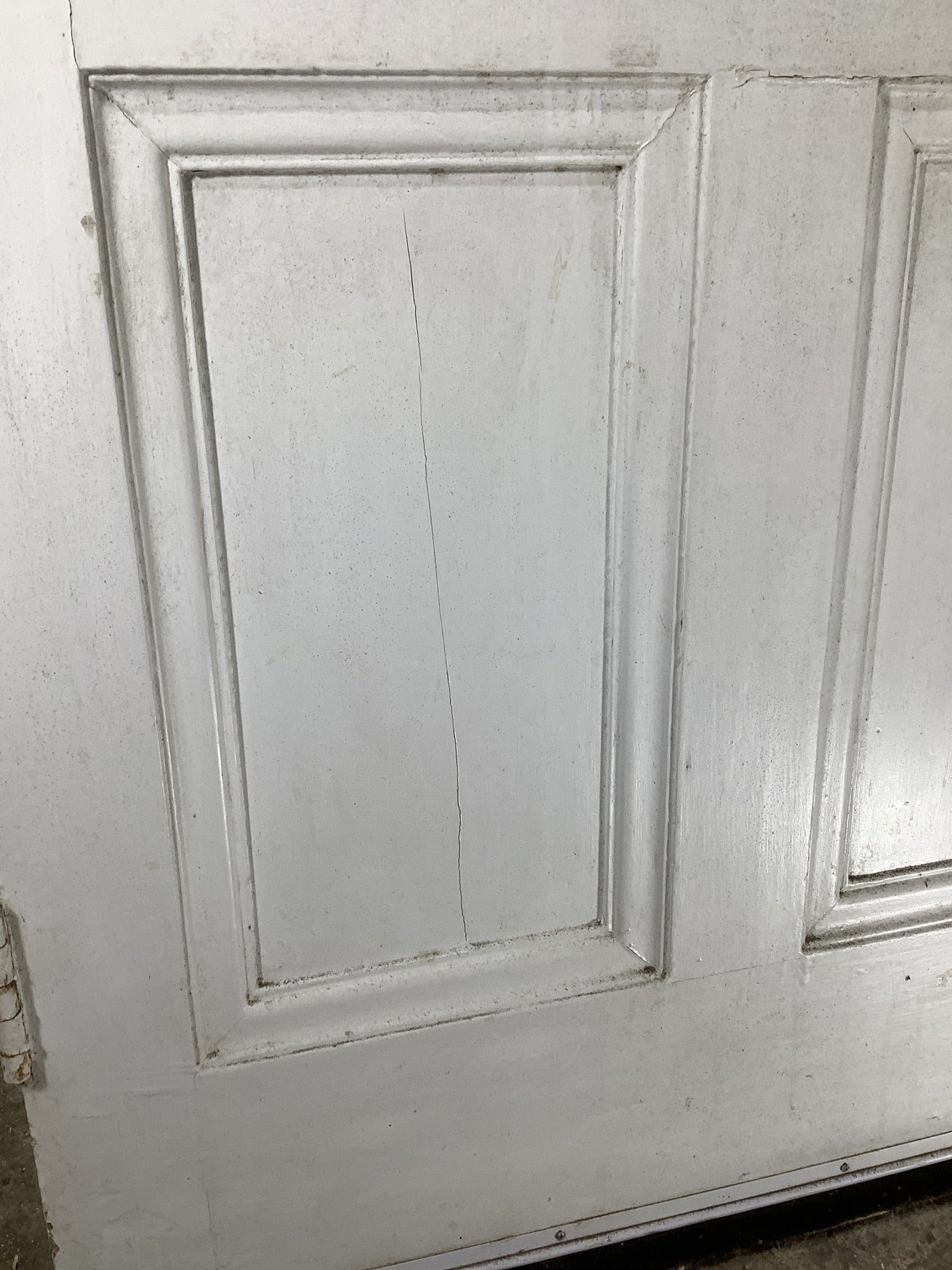 12th Pic Victorian Internal Glazed Painted  Pine Reclaimed Door