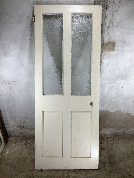 Main Picture Victorian Internal Glazed Painted  Pine Reclaimed Door