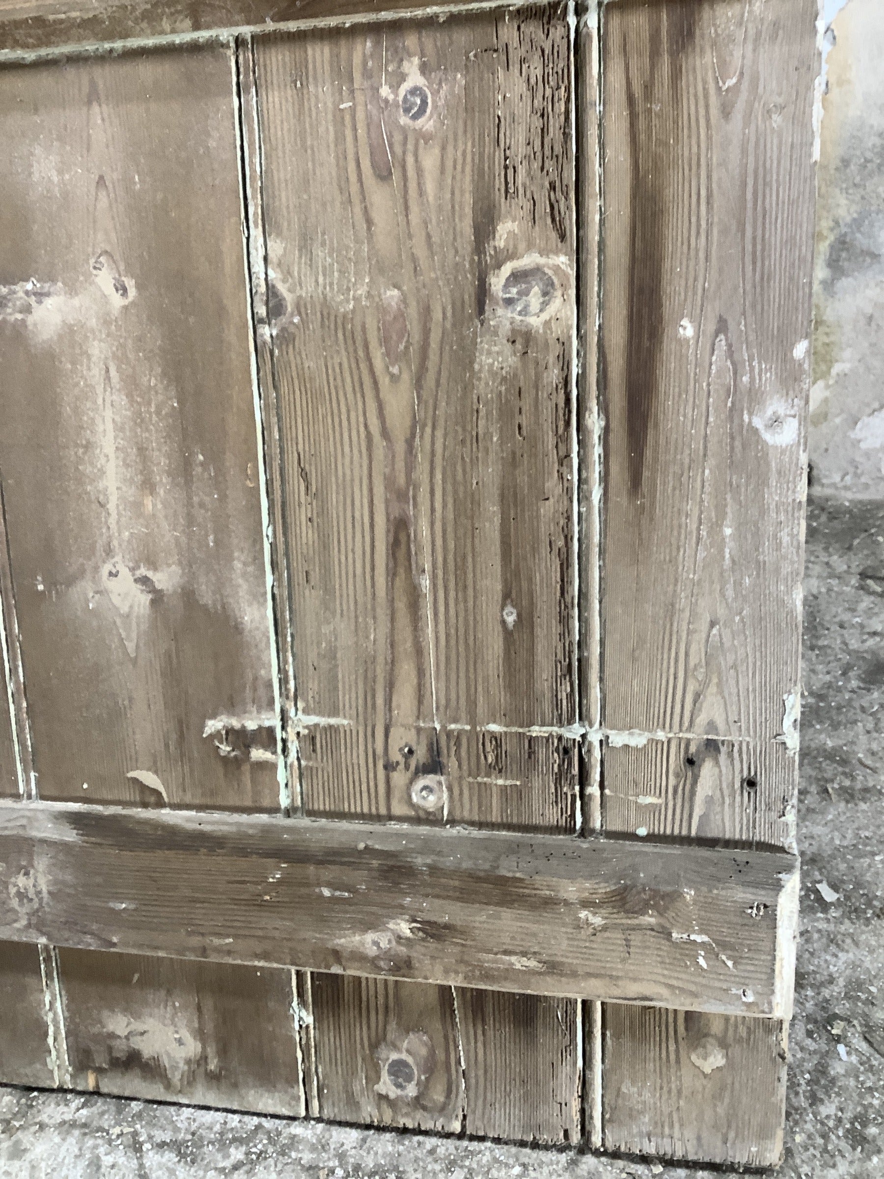11th Pic Old Internal Stripped  Pine Reclaimed Door