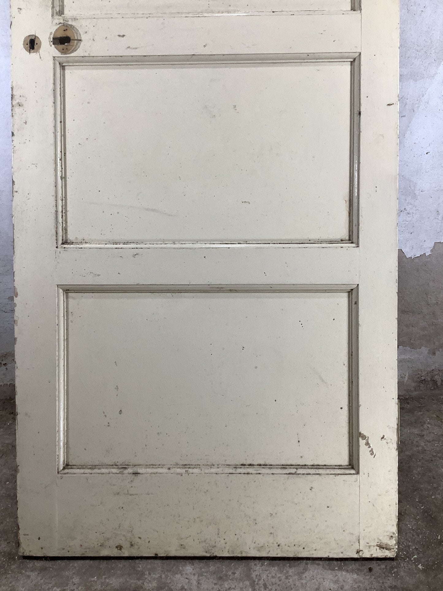 3rd Pic 1970s Internal Glazed Painted Pine Reclaimed Door