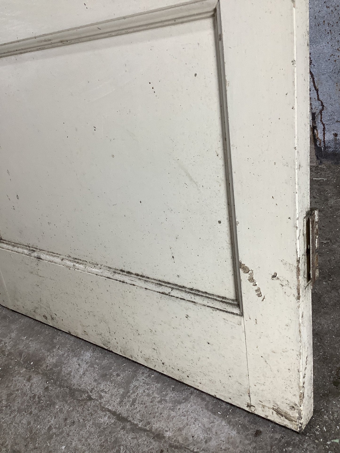 5th Pic 1970s Internal Glazed Painted Pine Reclaimed Door
