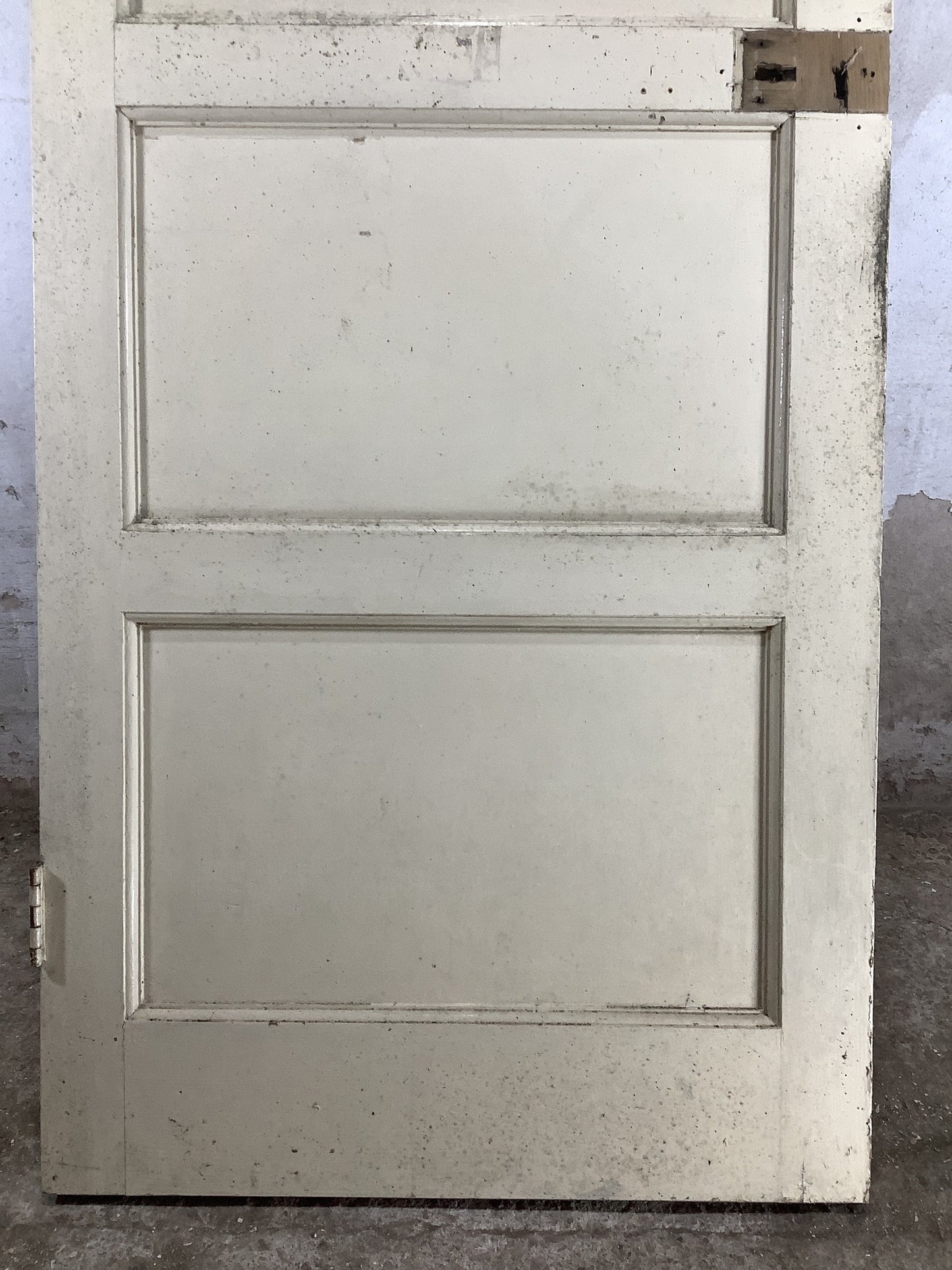 9th Pic 1970s Internal Glazed Painted Pine Reclaimed Door