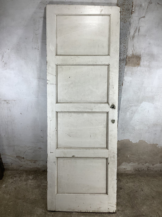 Main Picture 1970s Internal Painted  Pine Reclaimed Door