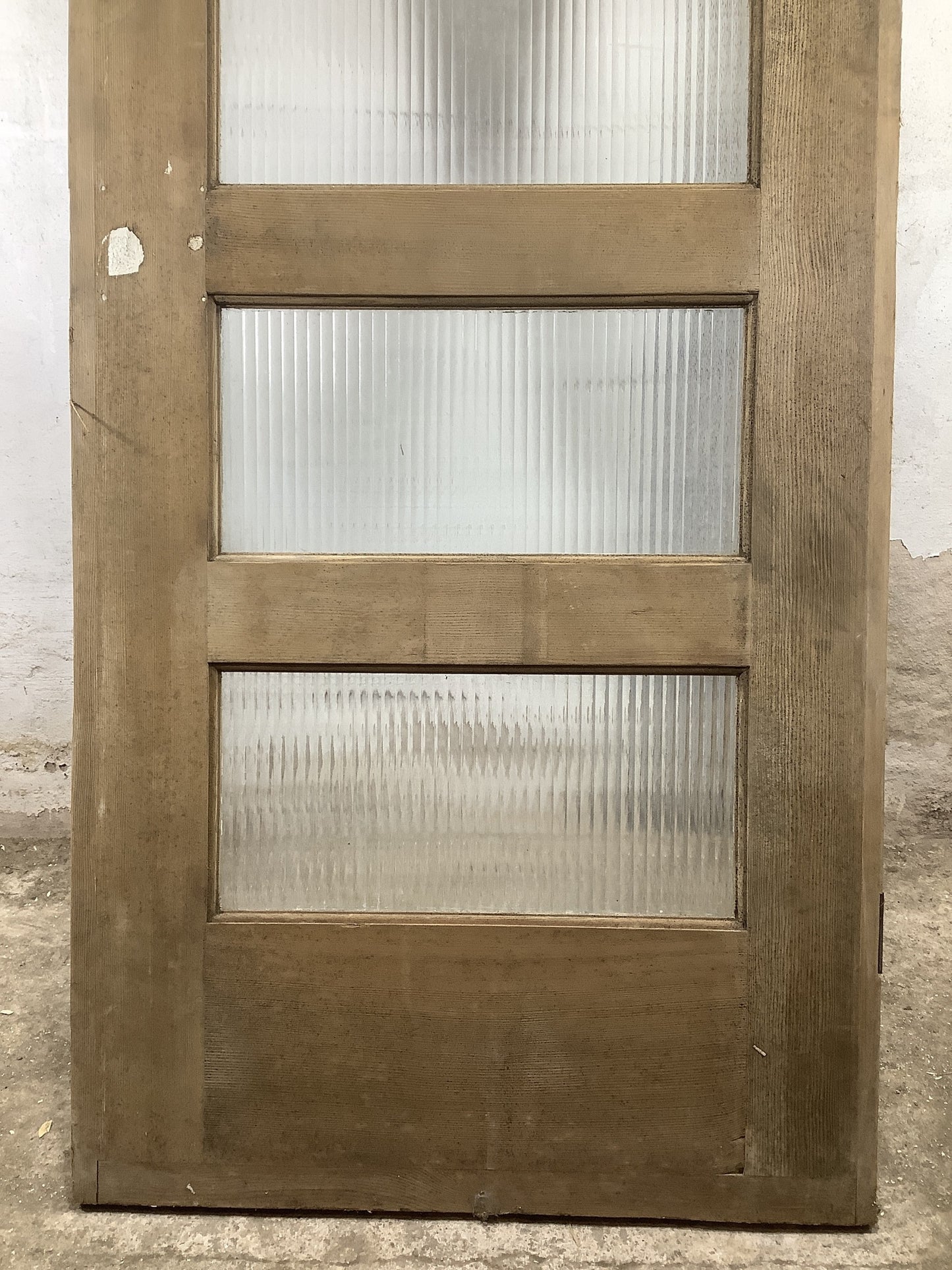 9th Pic 1930s Internal Glazed Stripped  Pitch Pine Reclaimed Door