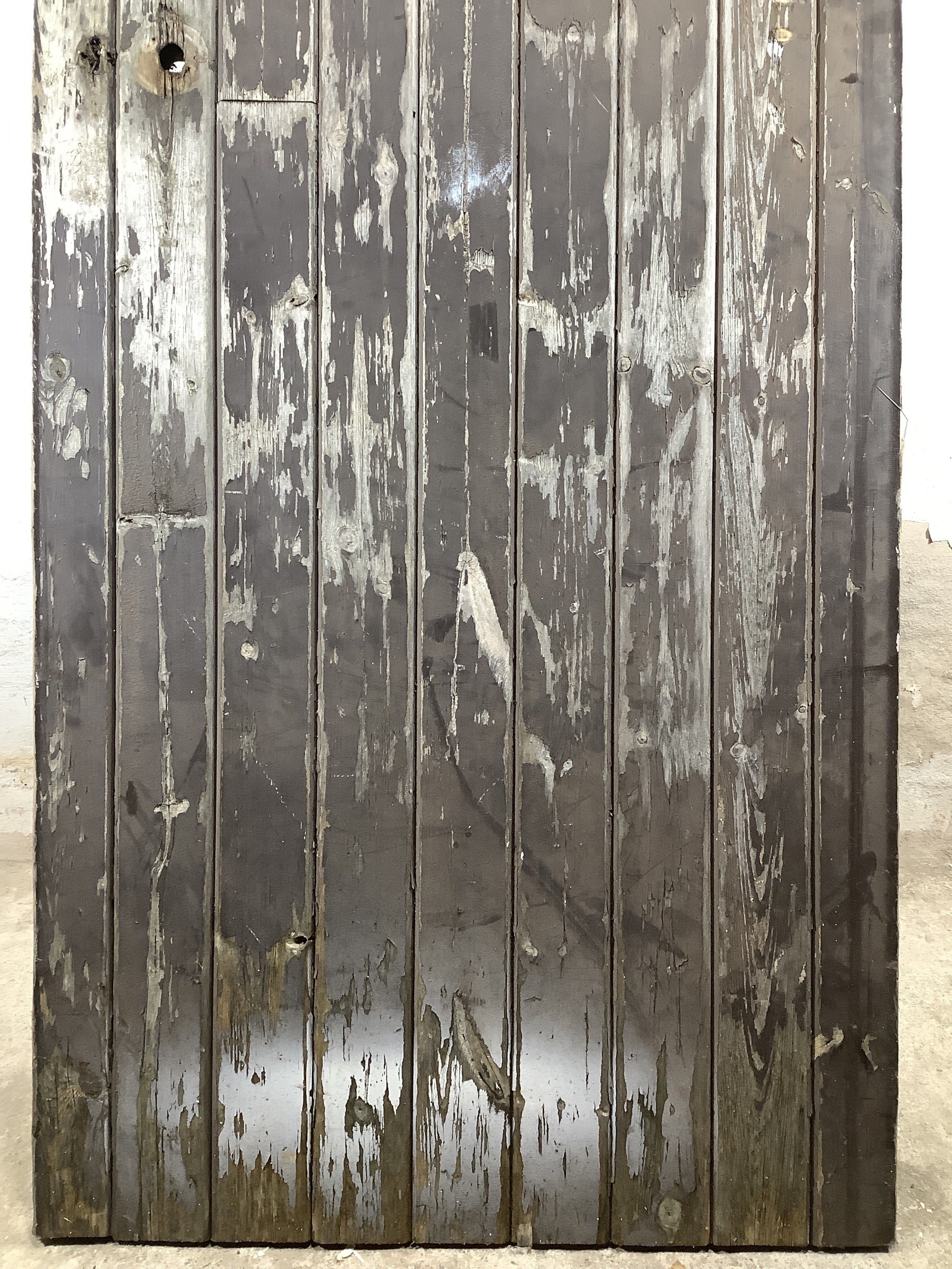 3rd Pic Old Painted  Pine Reclaimed Door