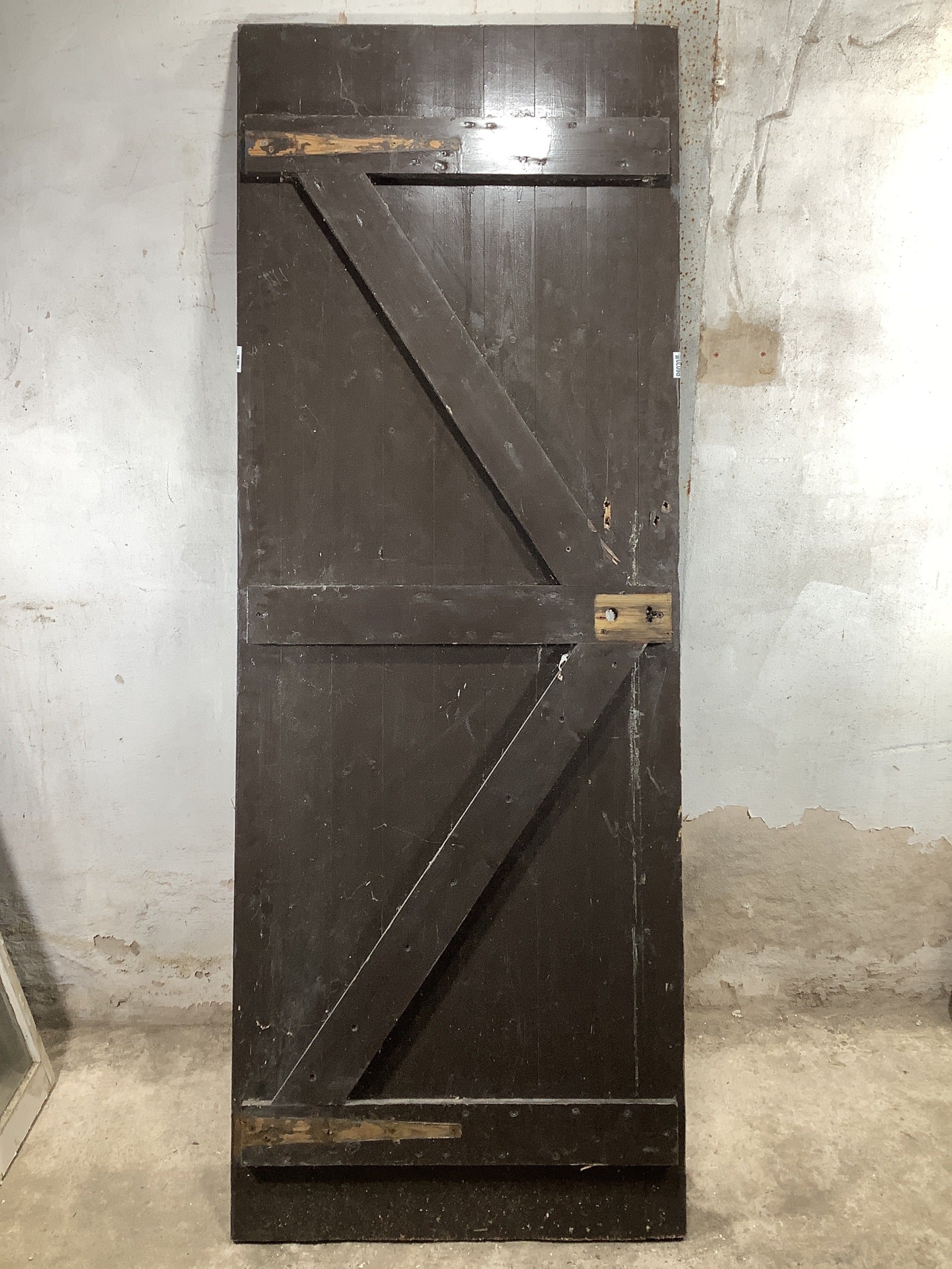 7th Pic Old Painted  Pine Reclaimed Door