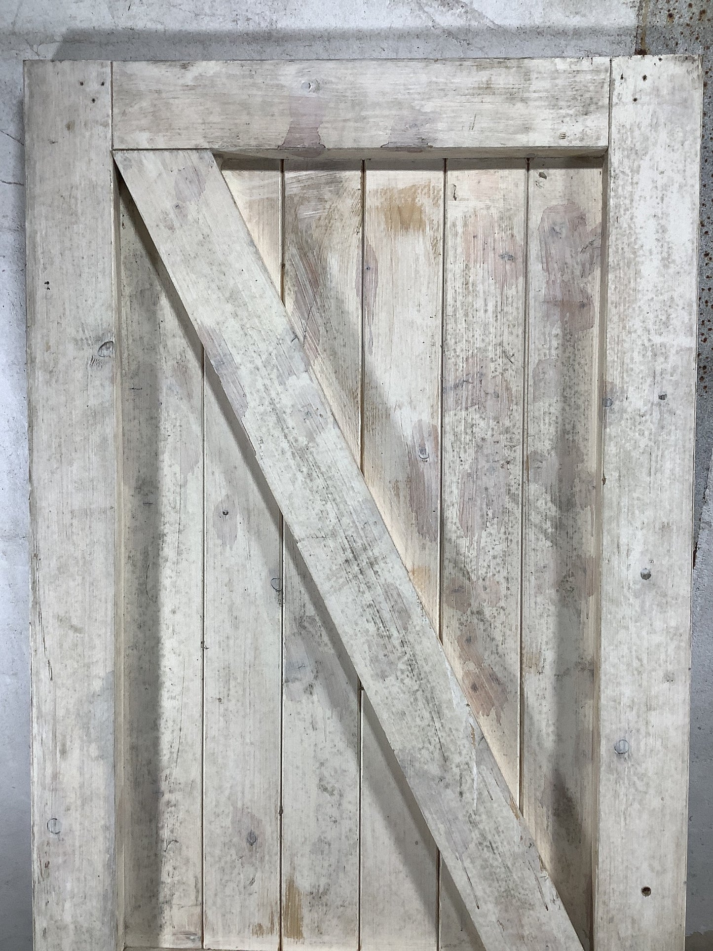 8th Pic Old Internal Painted  Pine Reclaimed Door
