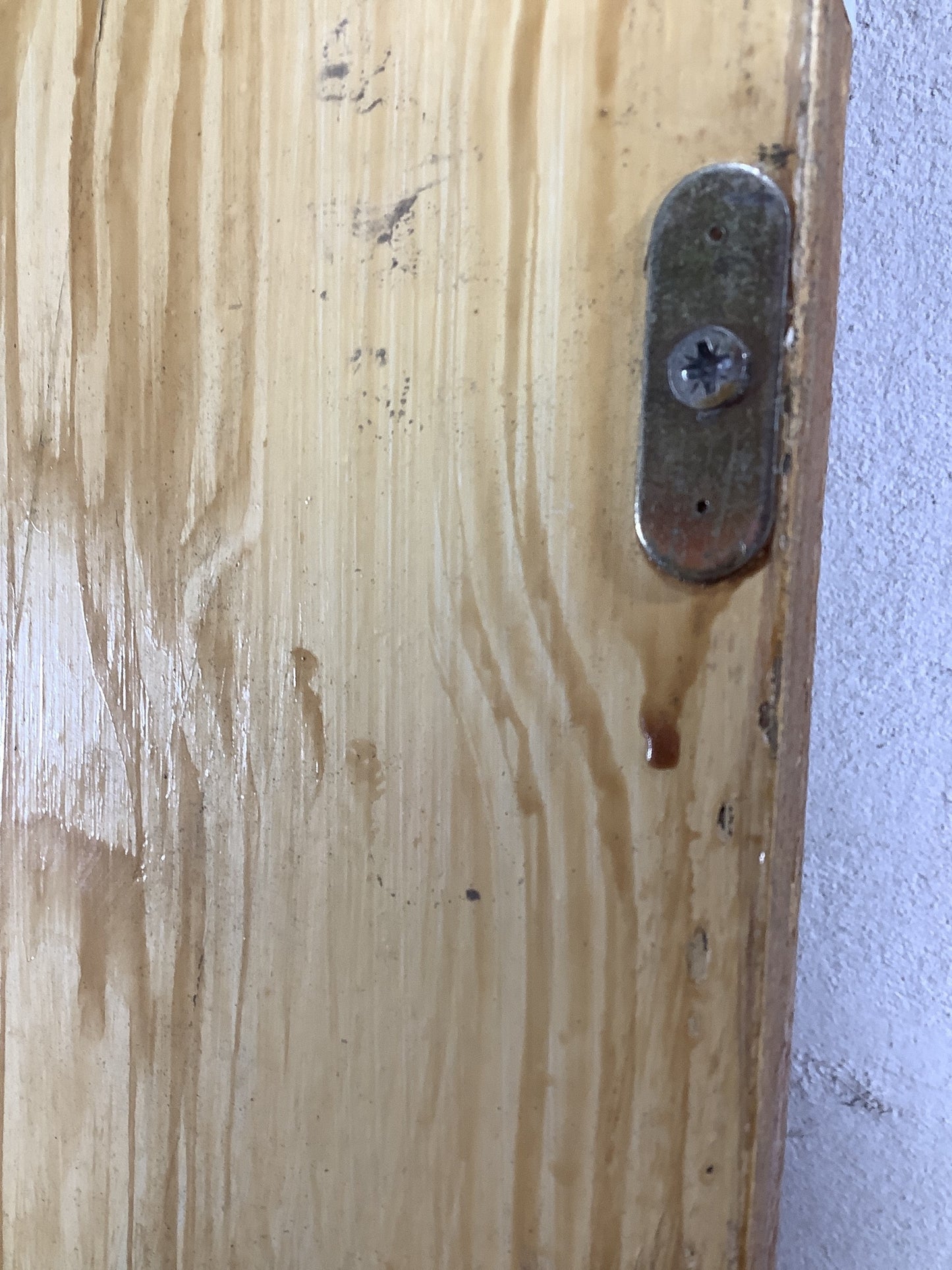 11th Pic Old Internal Stripped & Painted Pine Reclaimed Door