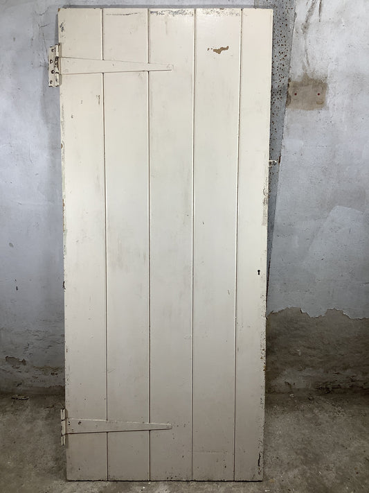 Main Picture Old Internal Painted  Pine Reclaimed Door