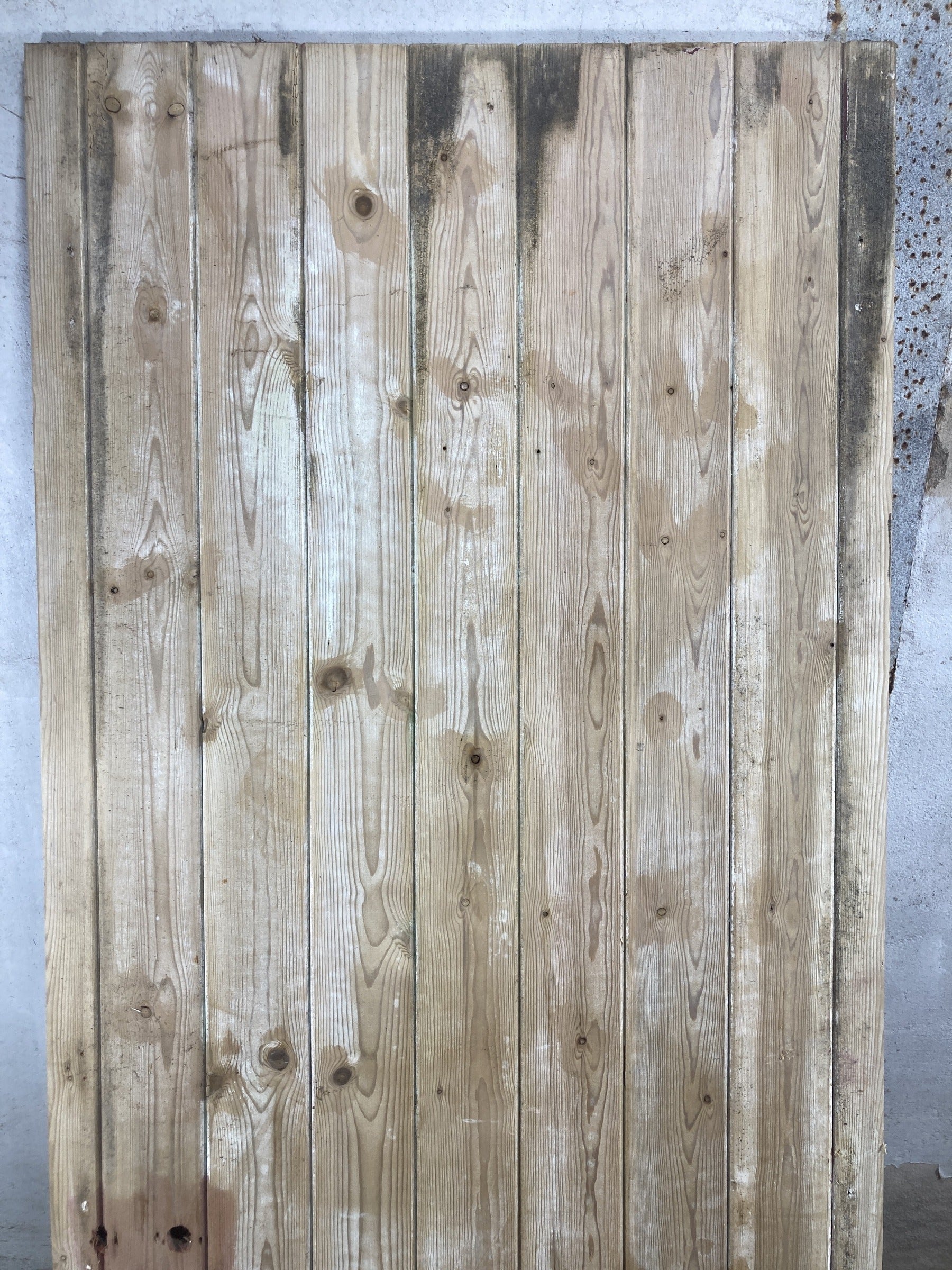 2nd Pic Old Stripped  Pine Reclaimed Door