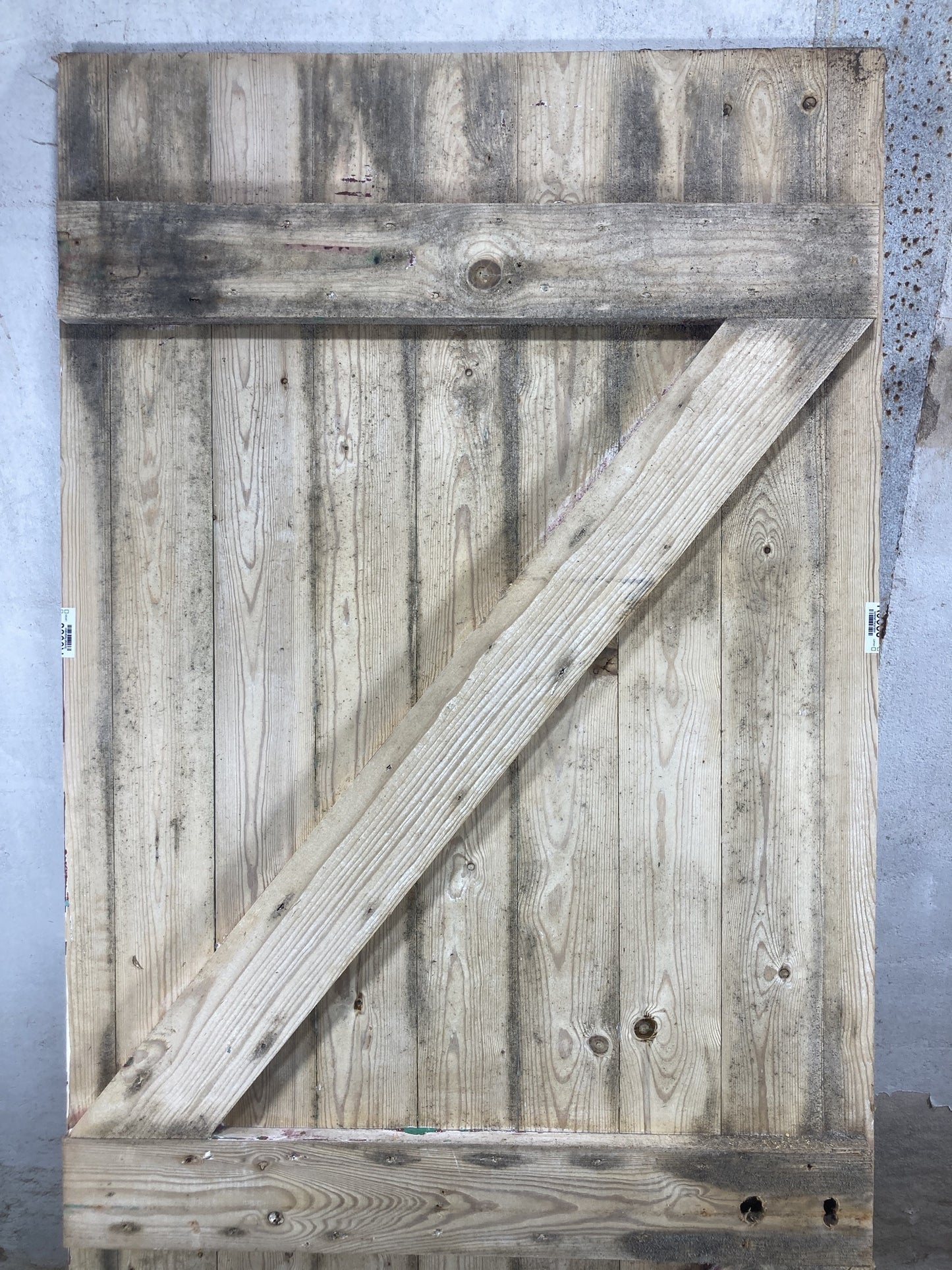 8th Pic Old Stripped  Pine Reclaimed Door