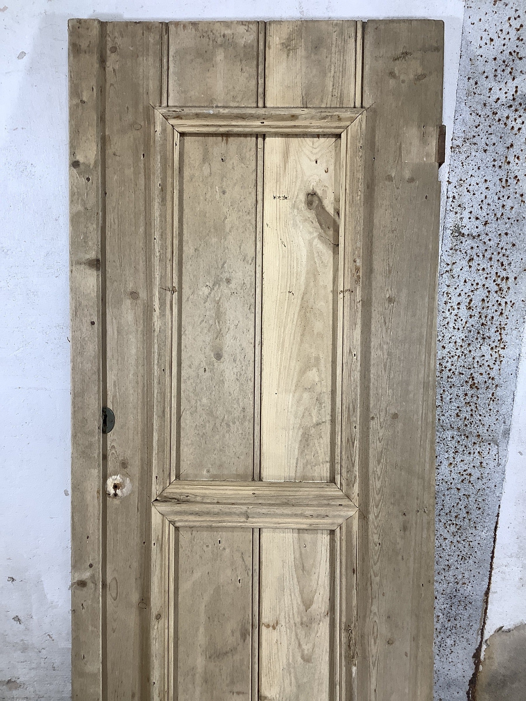 2nd Pic Old Internal Stripped  Pine Reclaimed Door