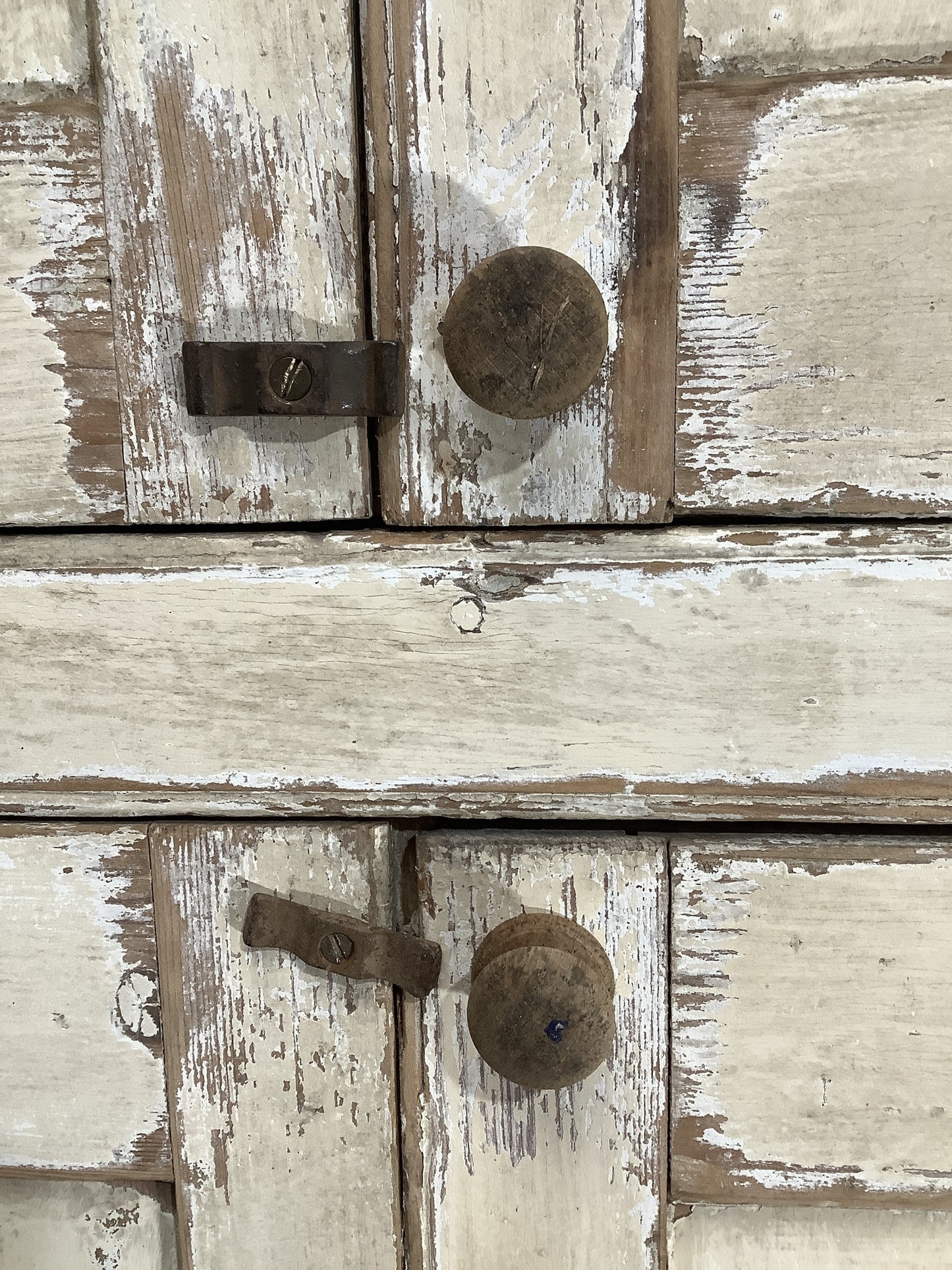 Wooden knobs and turn buckles