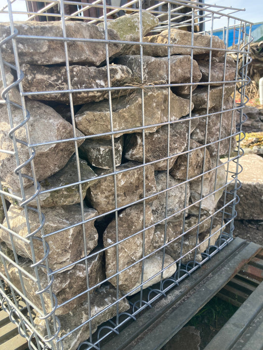 How to Fill Gabion Baskets Using Mendip Dry Stone