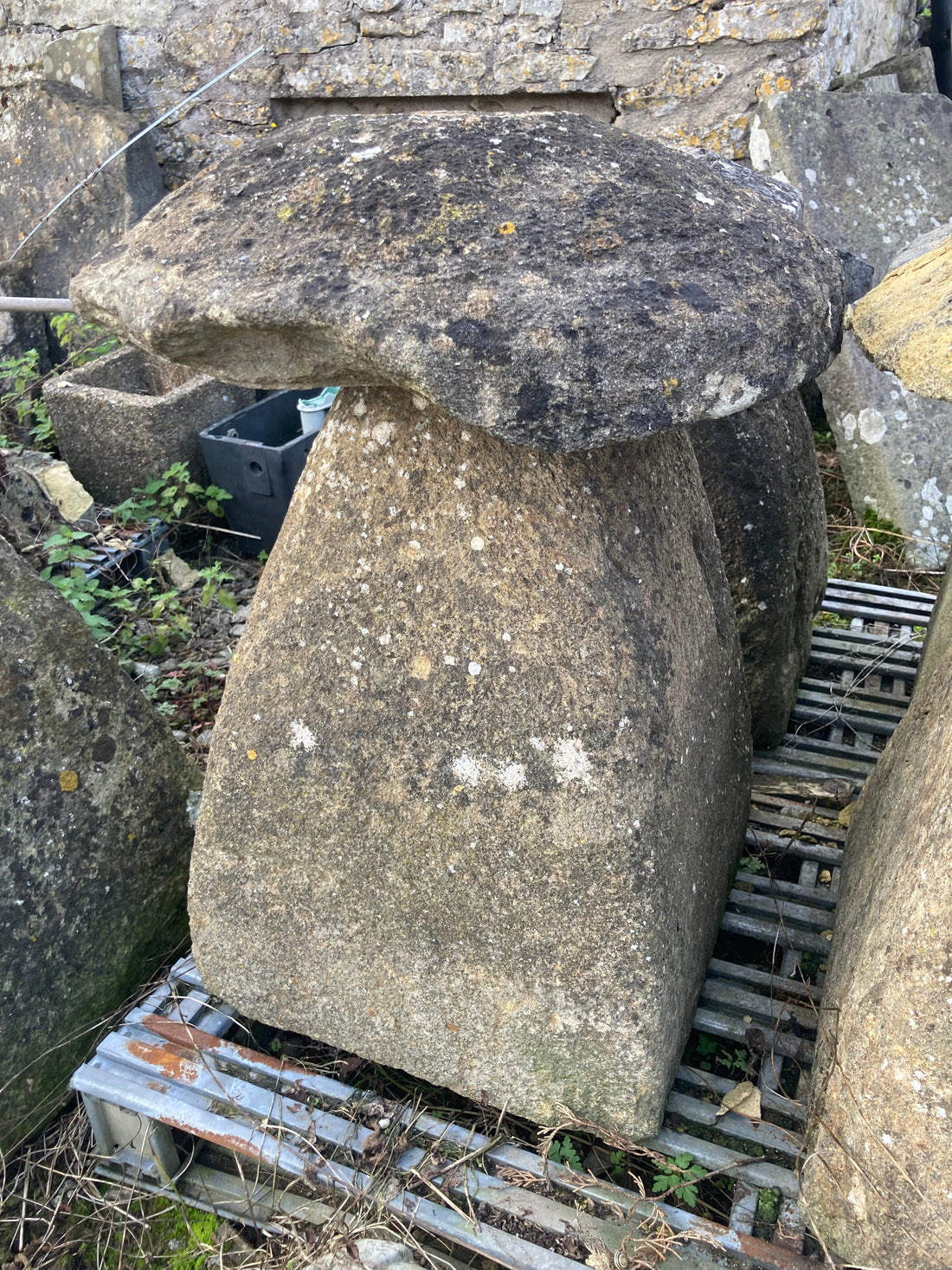 Old Ham Stone Staddle Stones