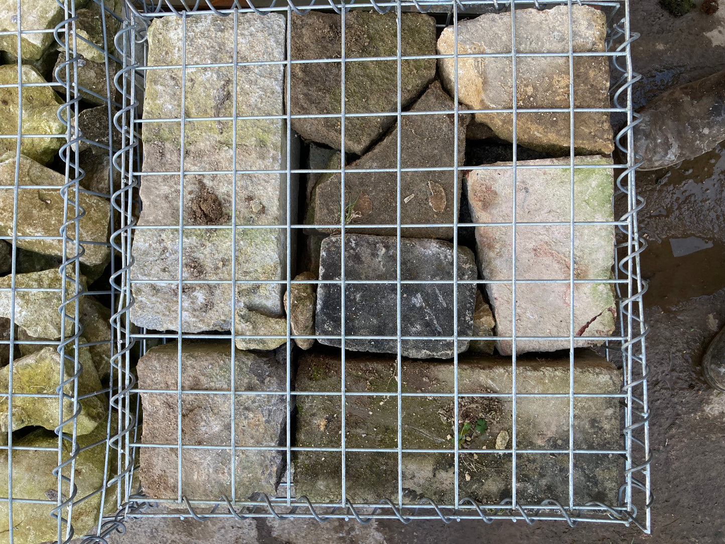 Reclaimed Concrete Brick Seconds for Gabion Baskets Per Bulk Bag