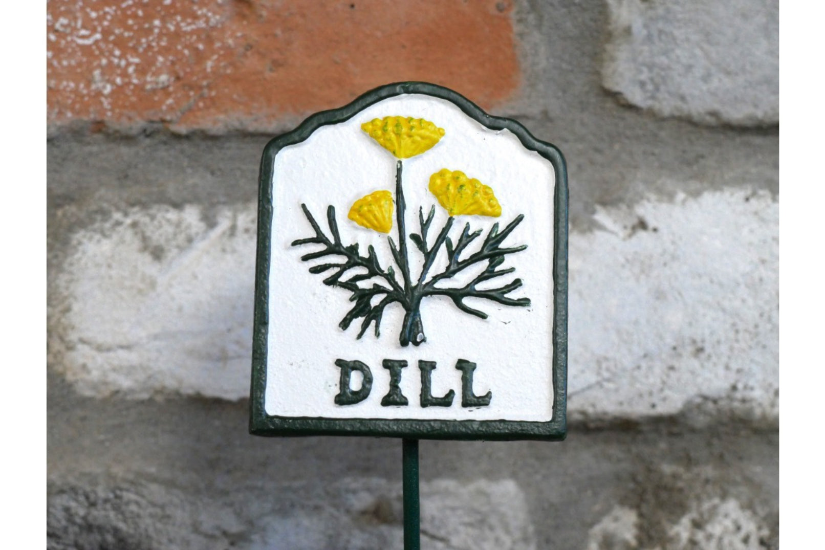 Garden Herb Sign Dill Cast Iron Plant Marker – Somerset Reclamation