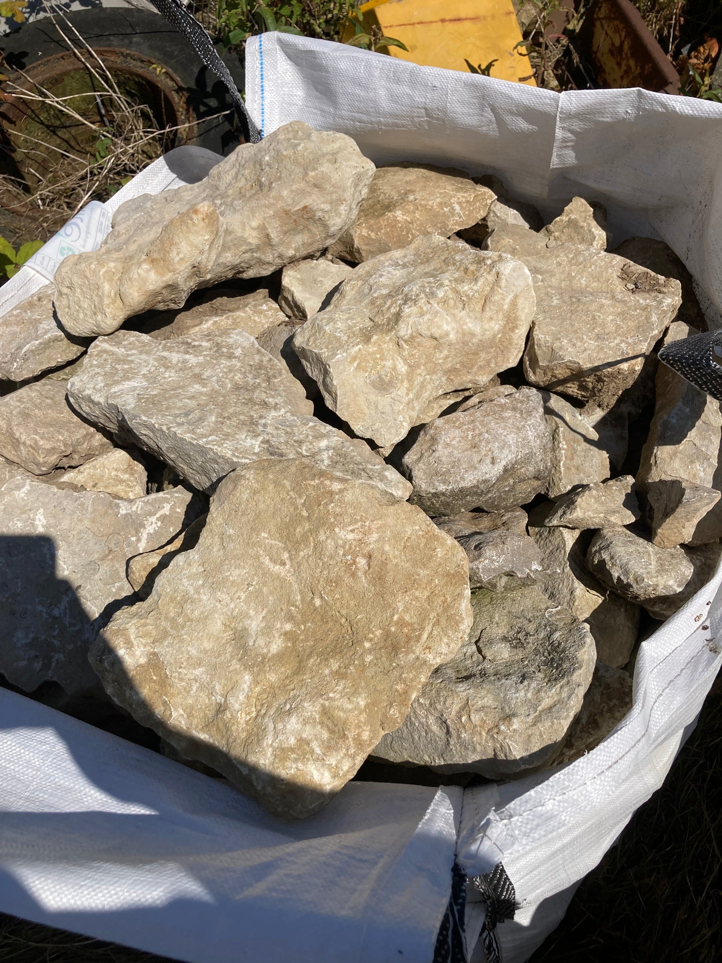 Cock & Hens Mendip Dry Stone Walling Topping Stones Dumping Bag