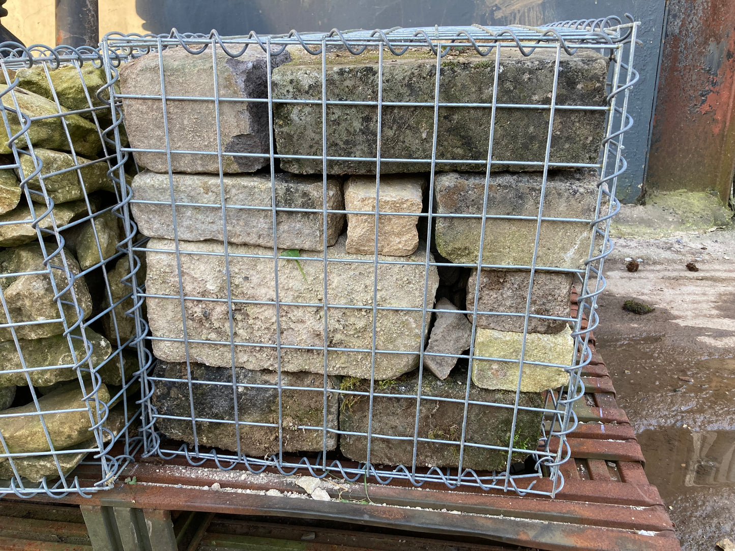 Reclaimed Concrete Brick Seconds for Gabion Baskets Per Bulk Bag