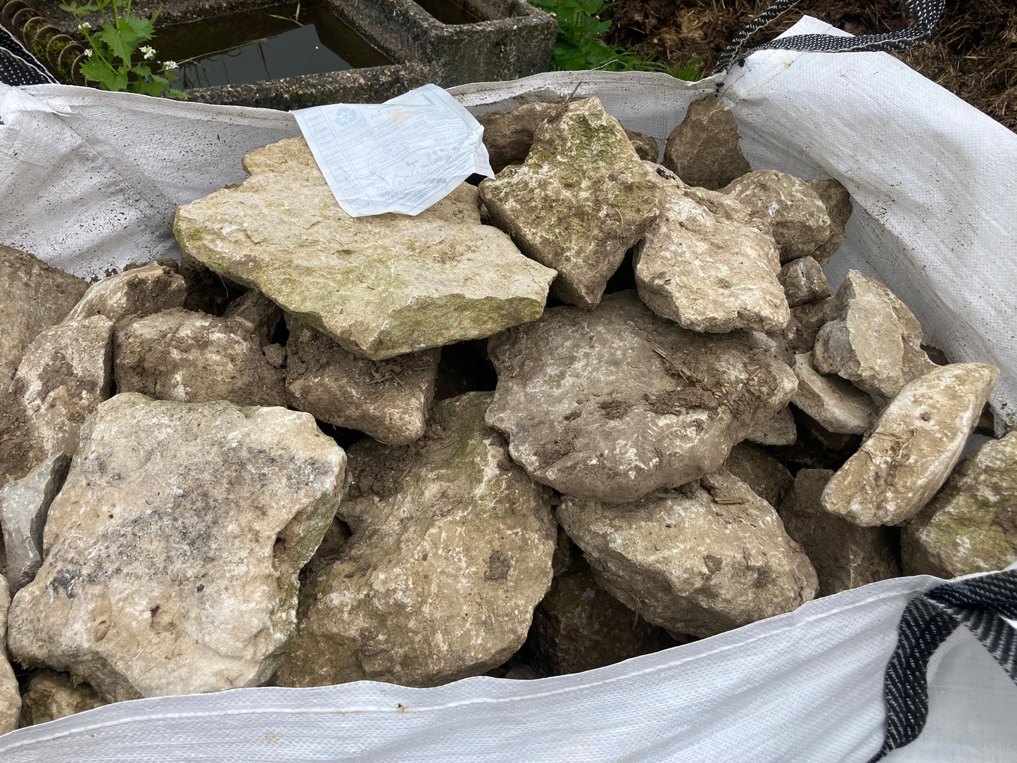 Large Flats Mendip Dry Stone Walling Stone Per Dumping Bag