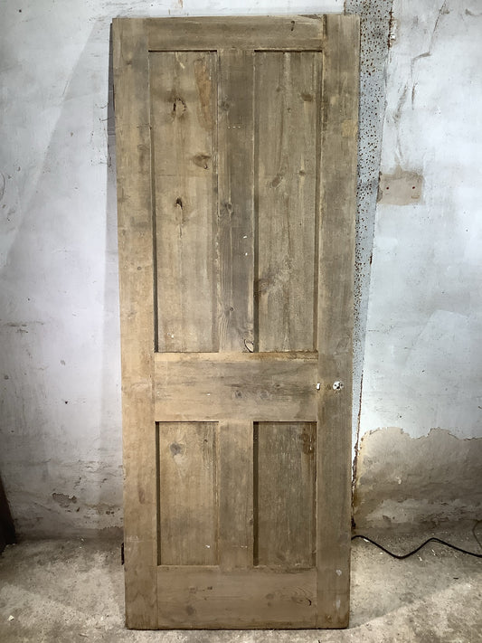 Main Picture Victorian Internal Stripped  Pine Reclaimed Door