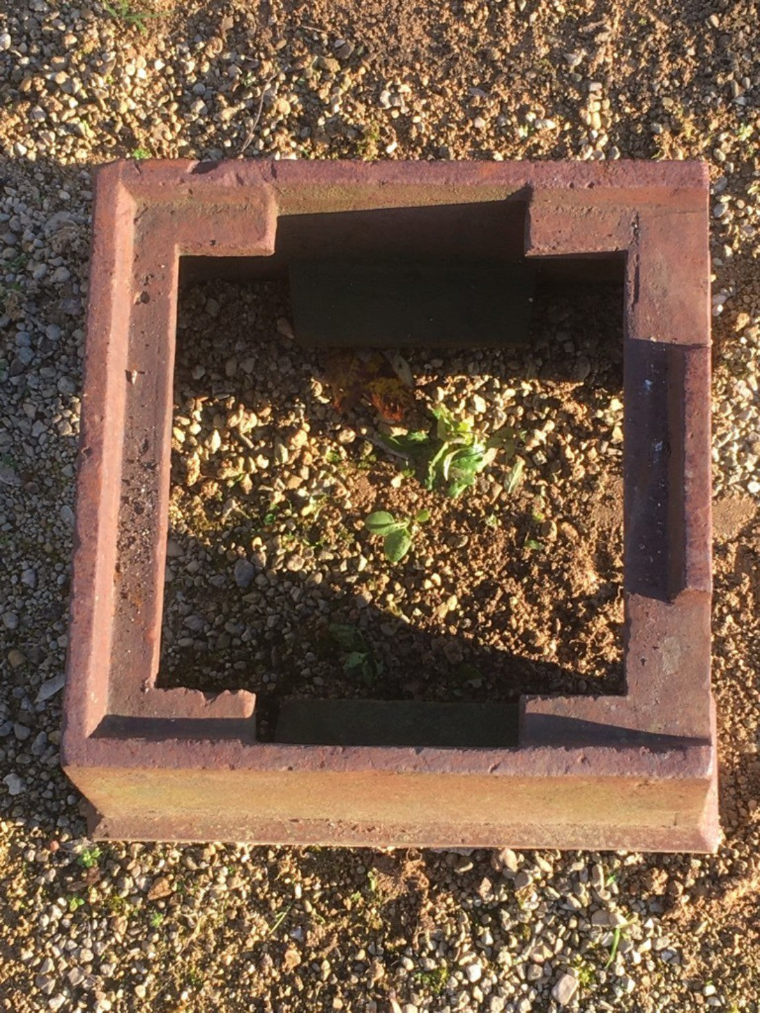 10" High Salvaged Old Cast Iron Blacksmith Farrier Anvil Stand Base