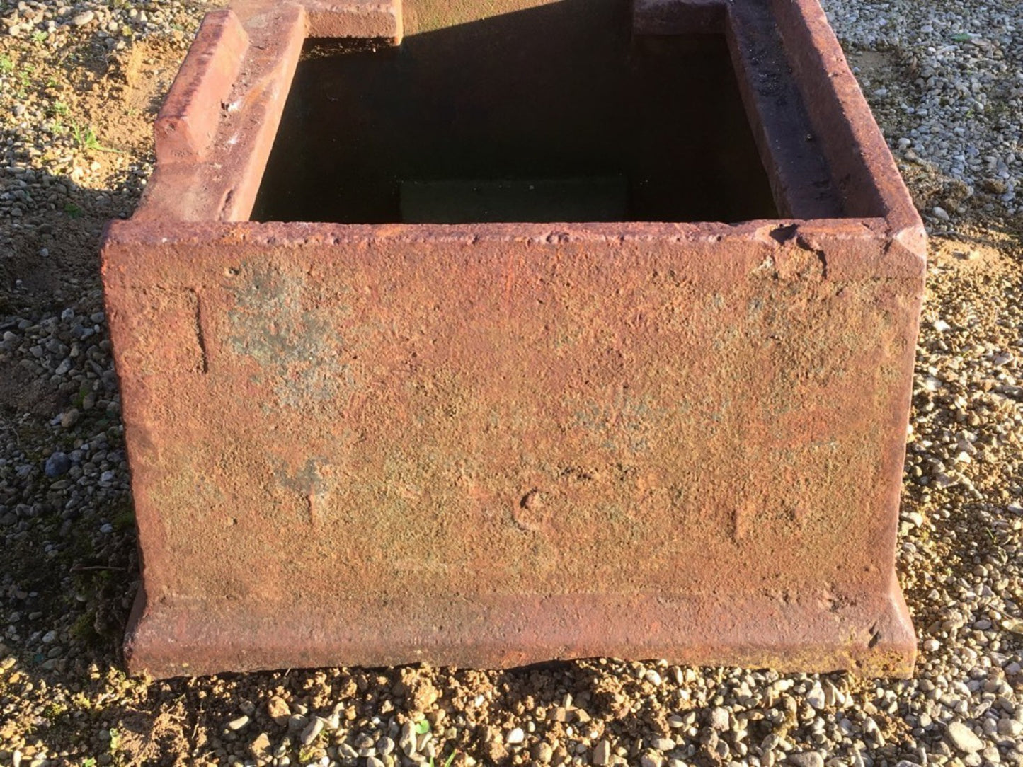 10" High Salvaged Old Cast Iron Blacksmith Farrier Anvil Stand Base