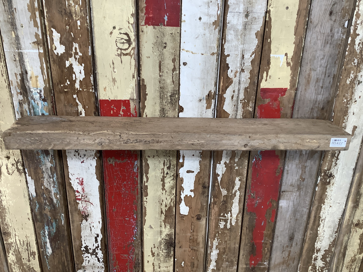 33" Reclaimed Rustic Solid English Oak Floating Shelf Plank
