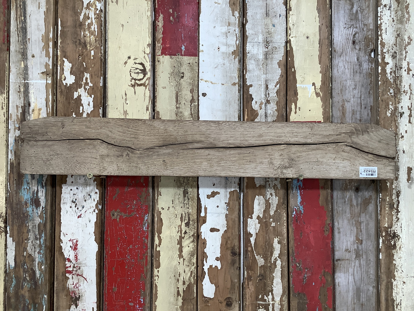 33" Reclaimed Rustic Solid English Oak Floating Shelf Plank