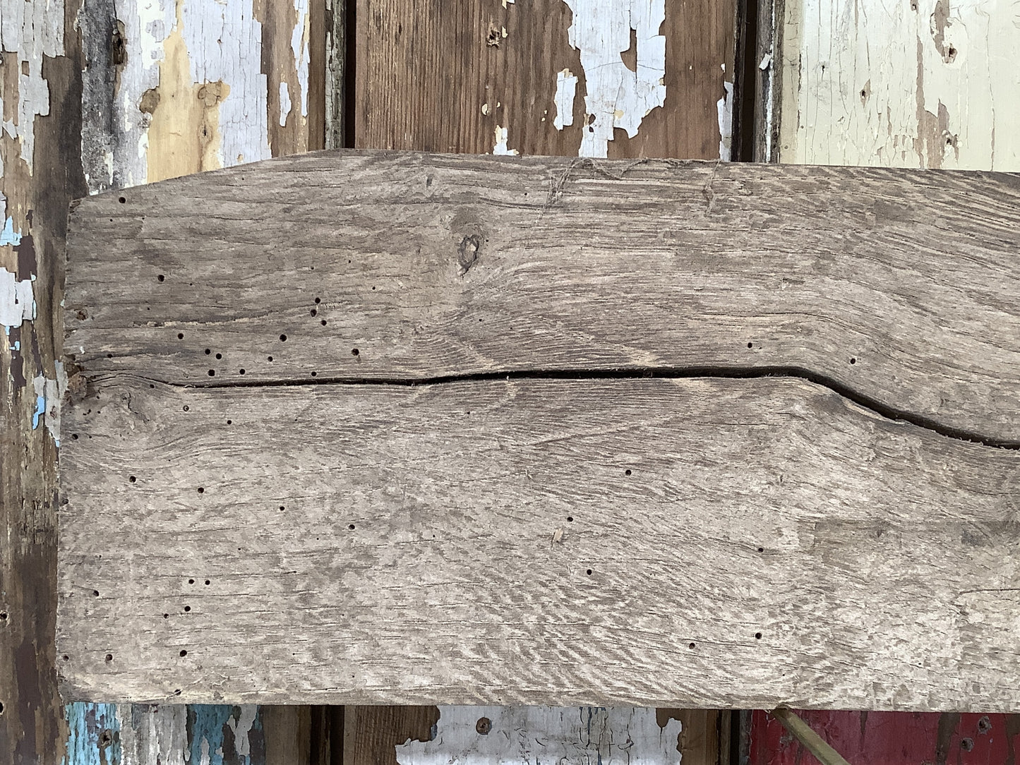 33" Reclaimed Rustic Solid English Oak Floating Shelf Plank