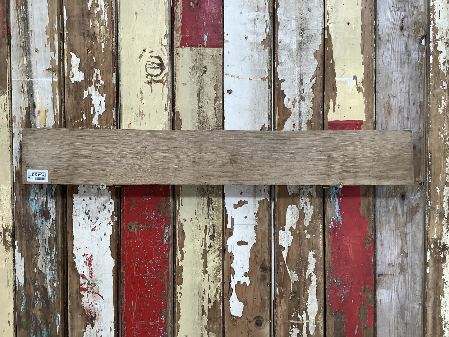 2'7"L Reclaimed Rustic Solid English Oak Floating Shelf Plank