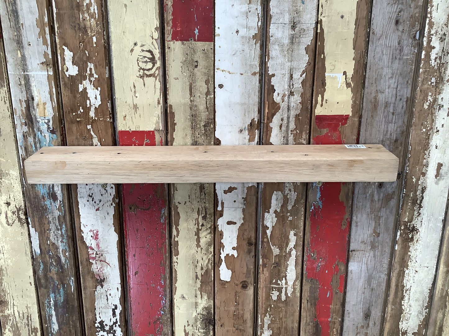 Reclaimed Rustic Solid English Oak Floating Shelf Plank 2'5"L