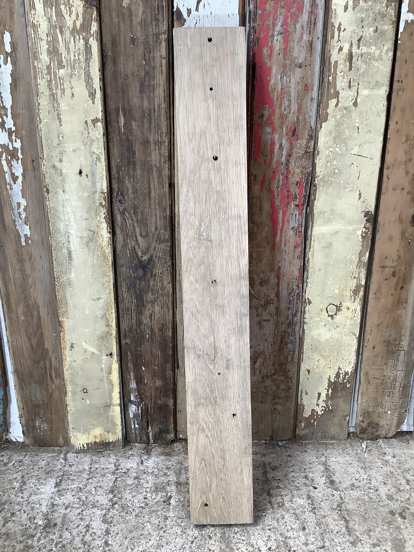 Reclaimed Rustic Solid English Oak Floating Shelf Plank 2'5"L