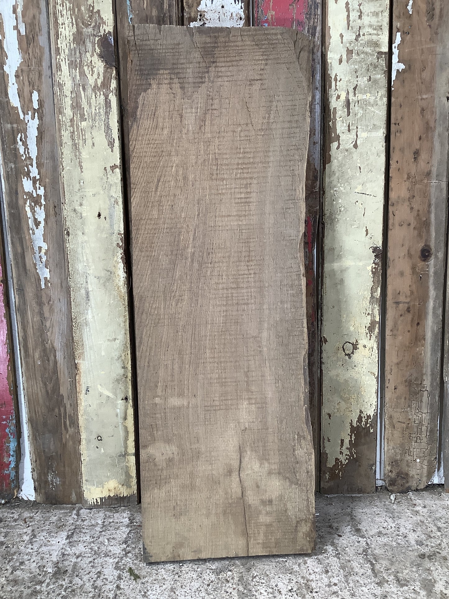 32" Reclaimed Rustic Solid English Oak Floating Shelf Plank