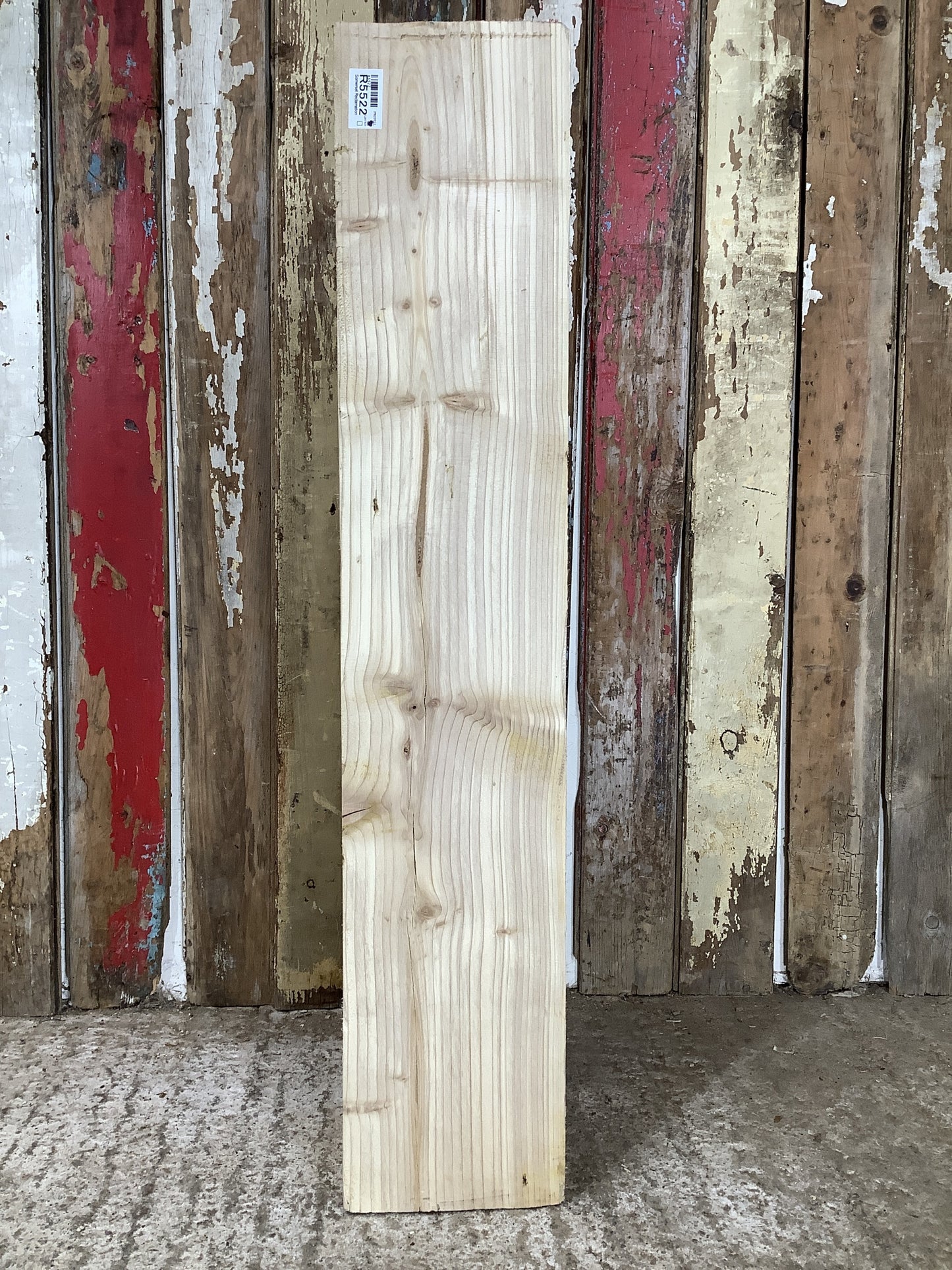2'10" Long Old Chunky Solid Pine Timber Fireplace Beam