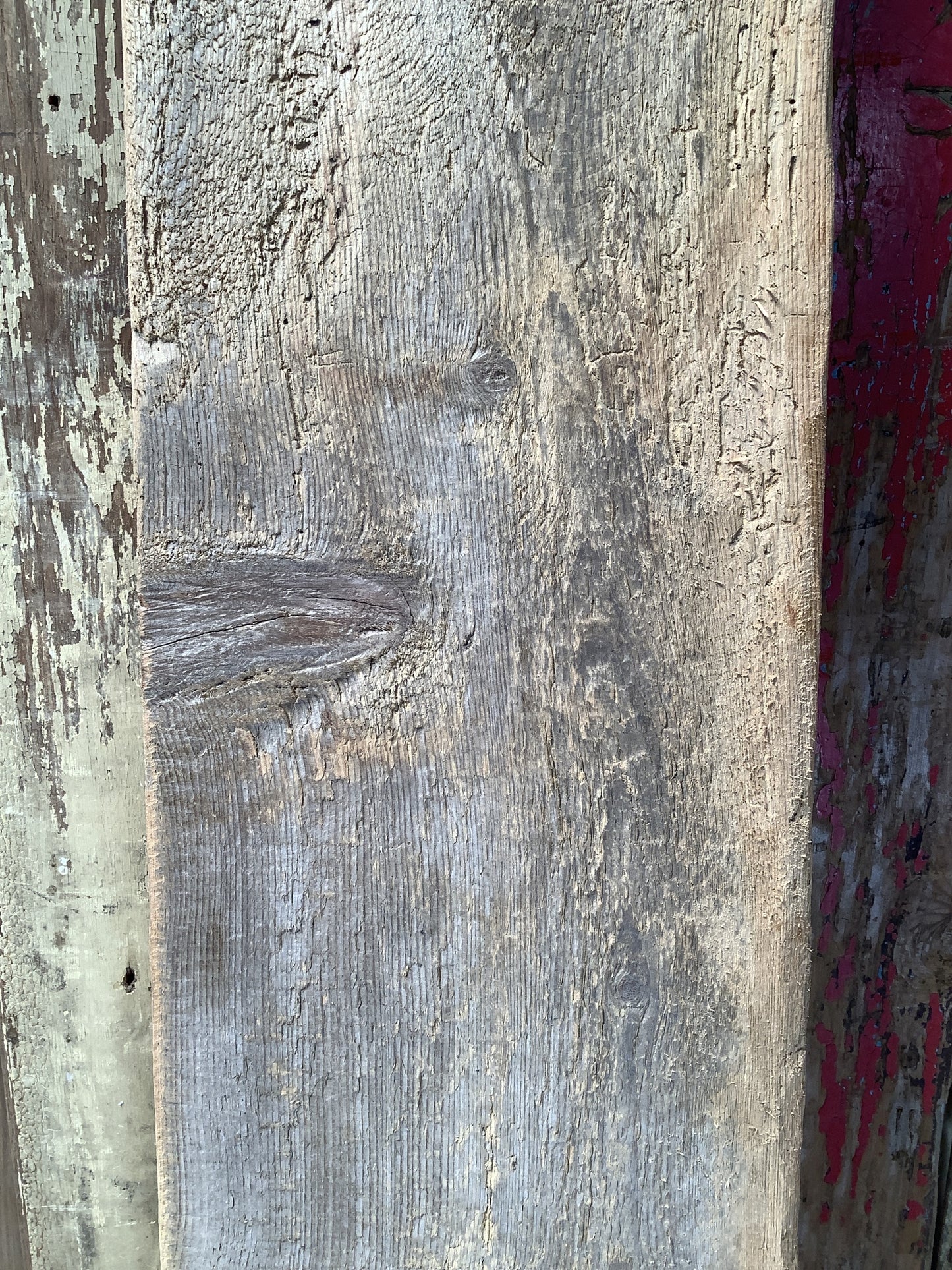 3'10" Long Old Rusty Chunky Solid Pine Timber Fireplace Beam
