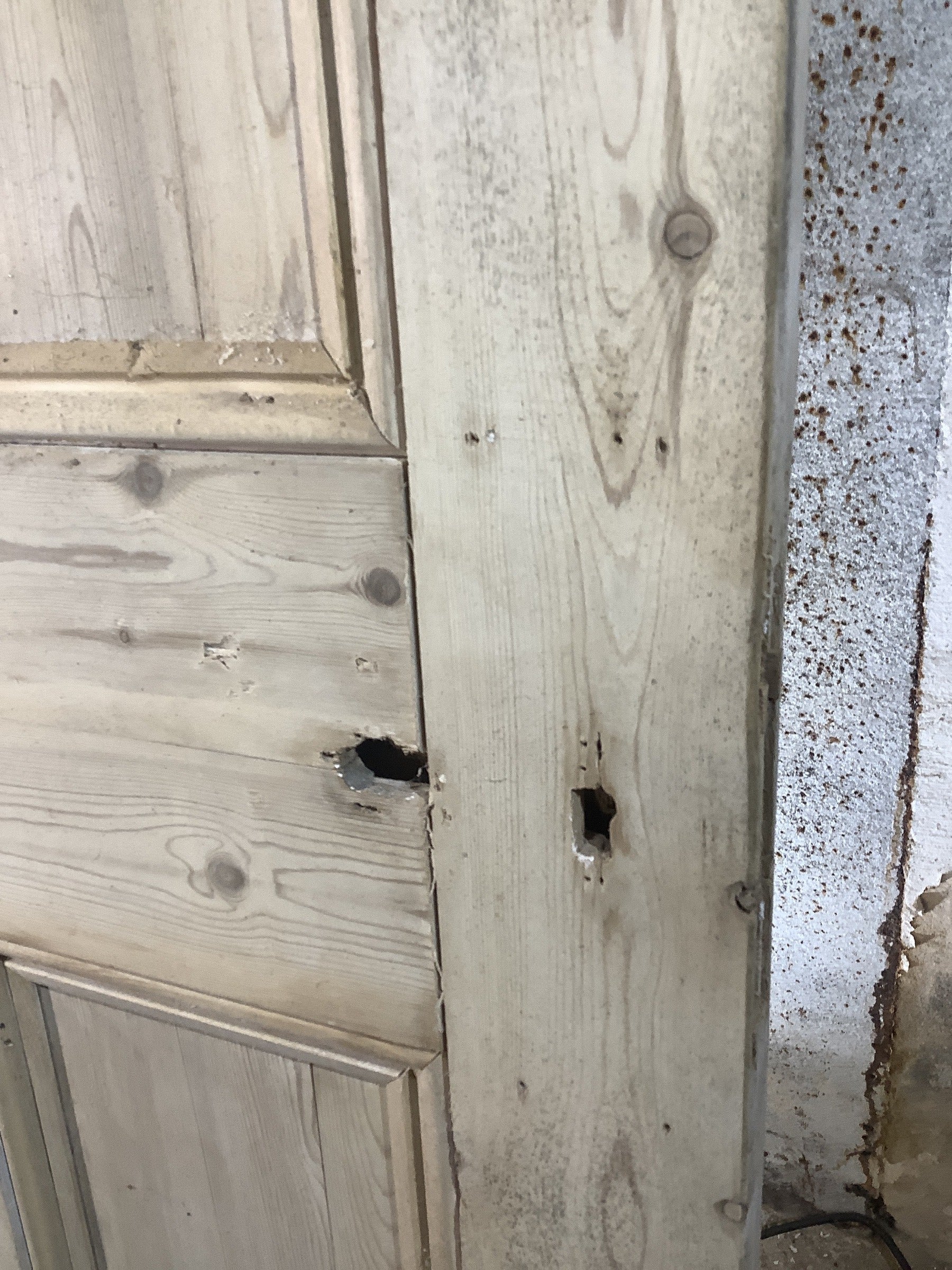 4th Pic Victorian Internal Stripped  Pine Reclaimed Door