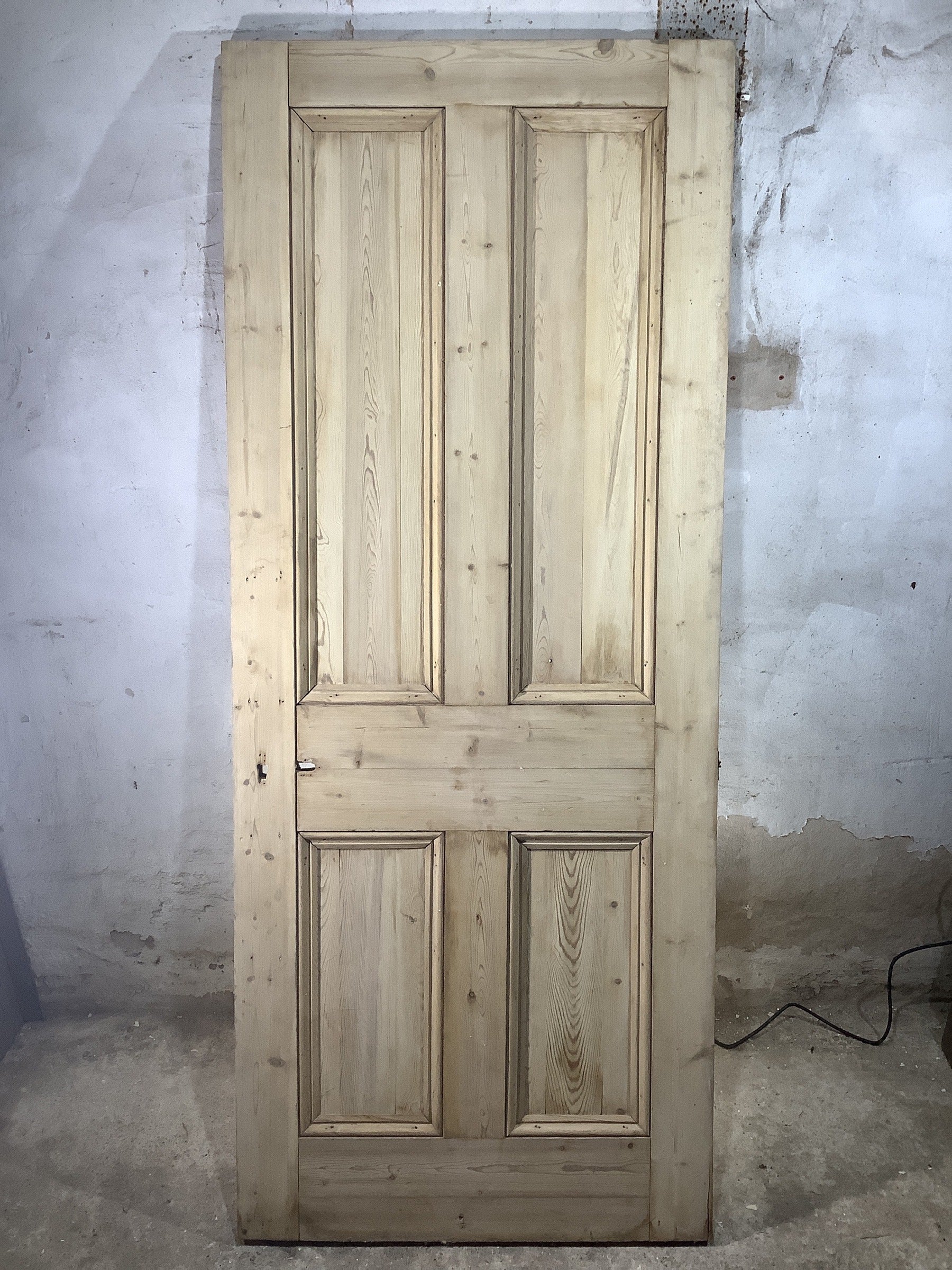 7th Pic Victorian Internal Stripped  Pine Reclaimed Door