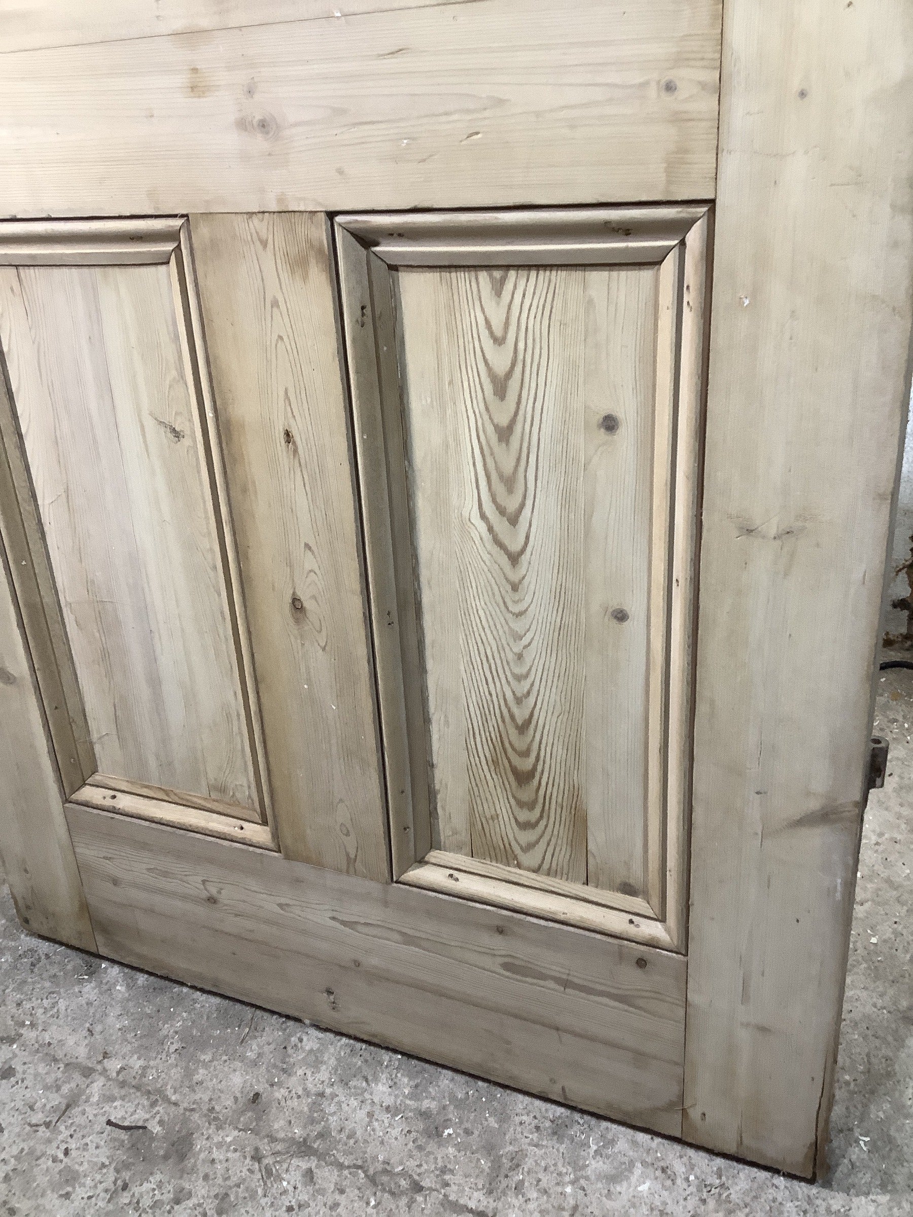 11th Pic Victorian Internal Stripped  Pine Reclaimed Door