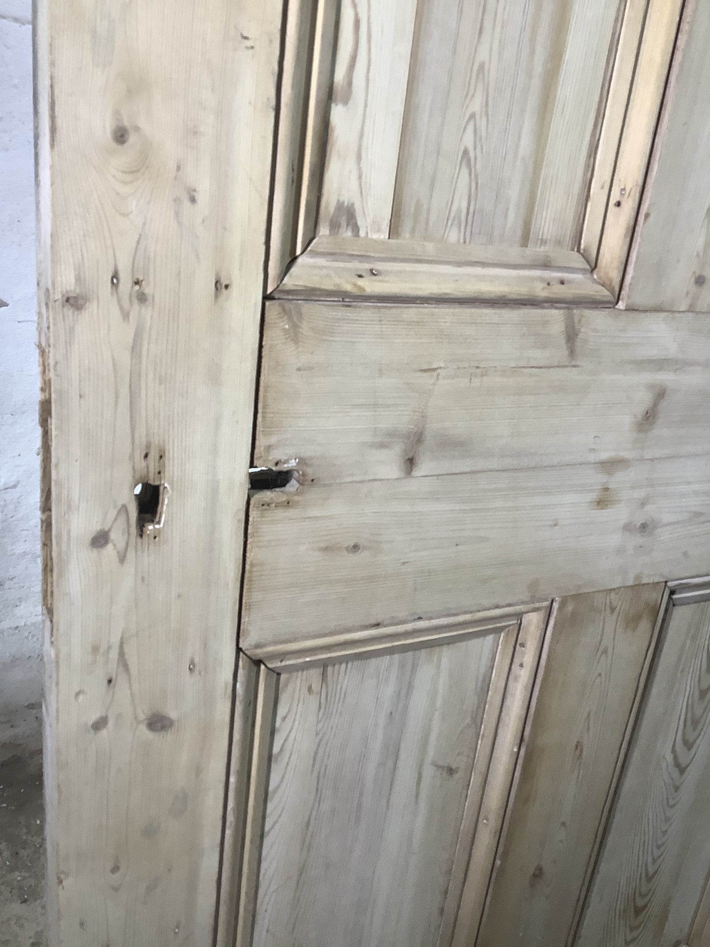 12th Pic Victorian Internal Stripped  Pine Reclaimed Door