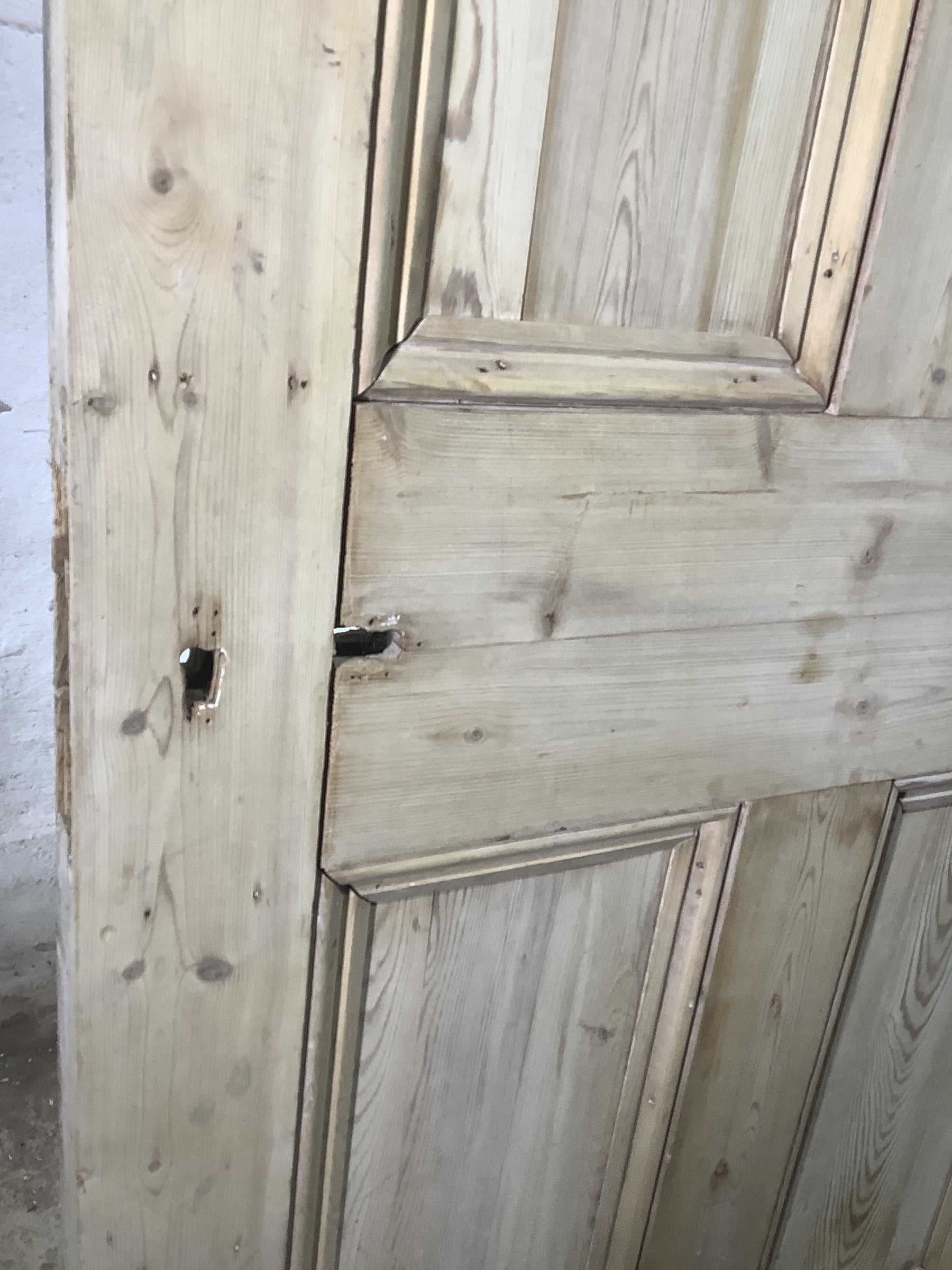 12th Pic Victorian Internal Stripped  Pine Reclaimed Door