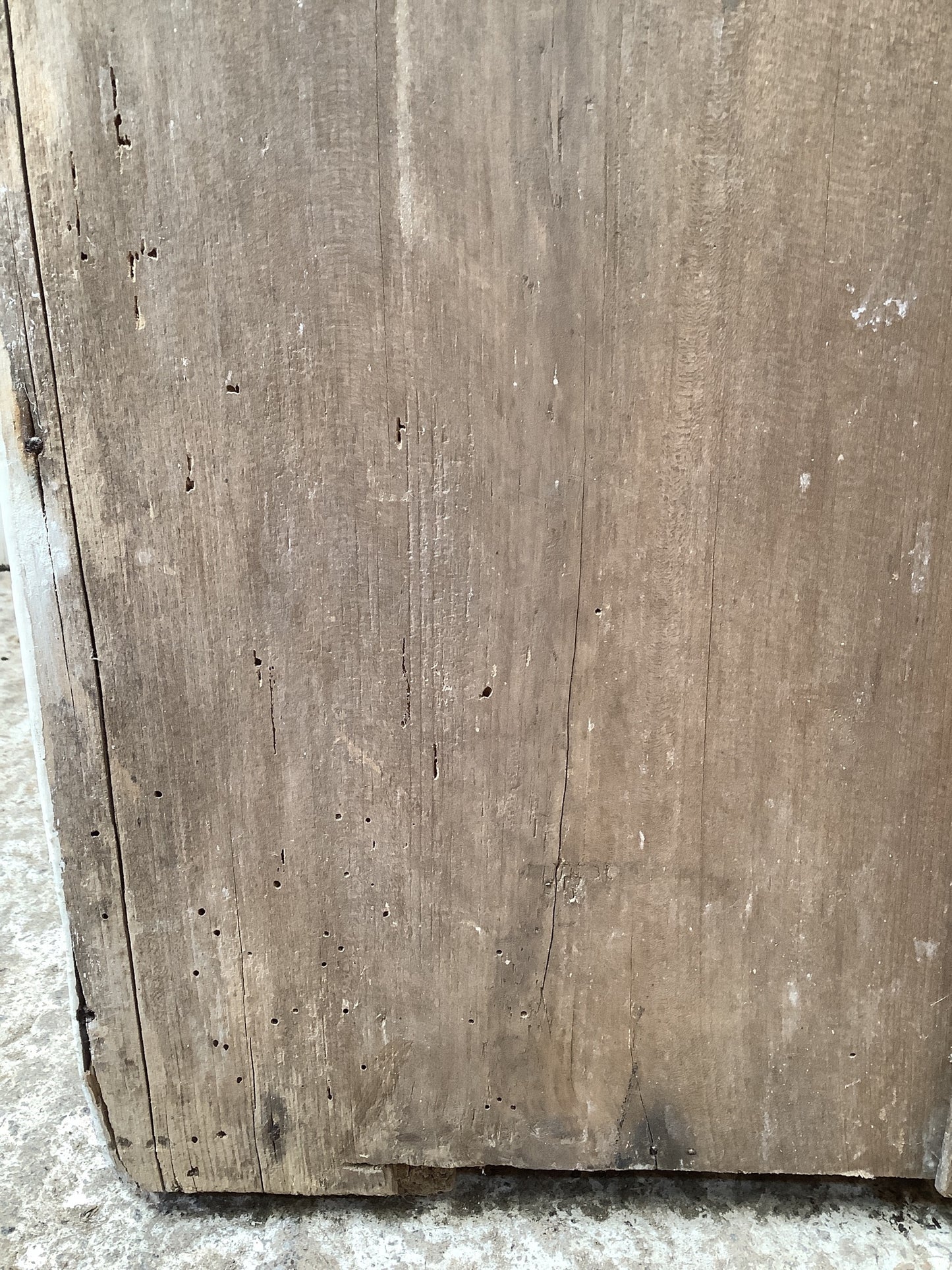 Old Woodworm damage