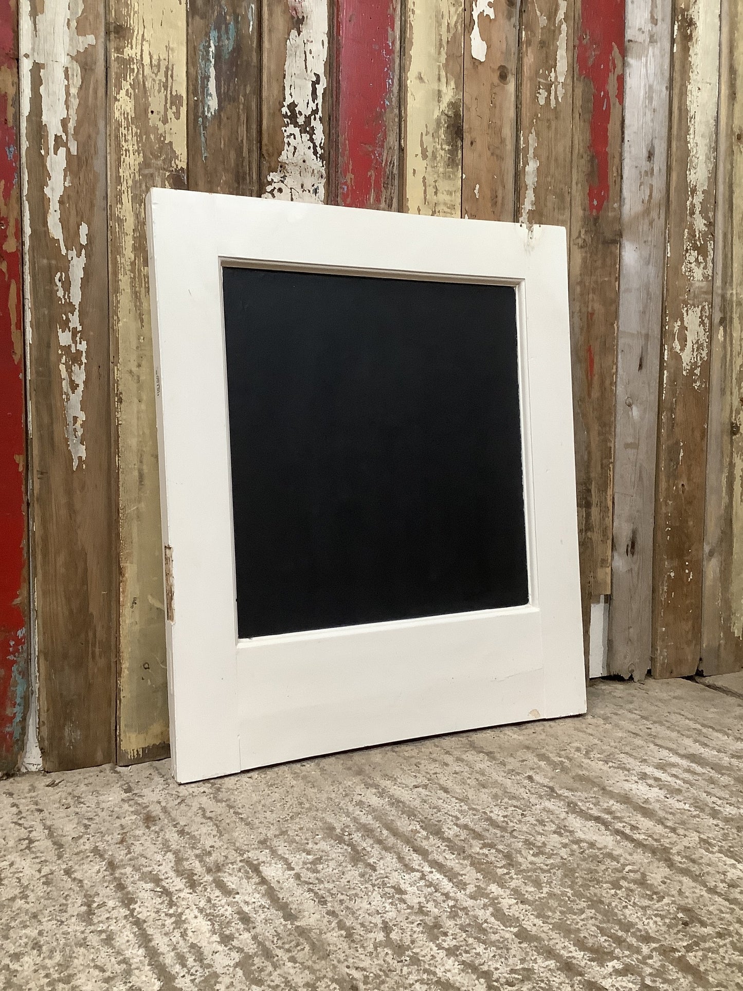 Interesting White Doubled Sided White Panel Blackboard Noticeboard 2'7"H 2'2" W