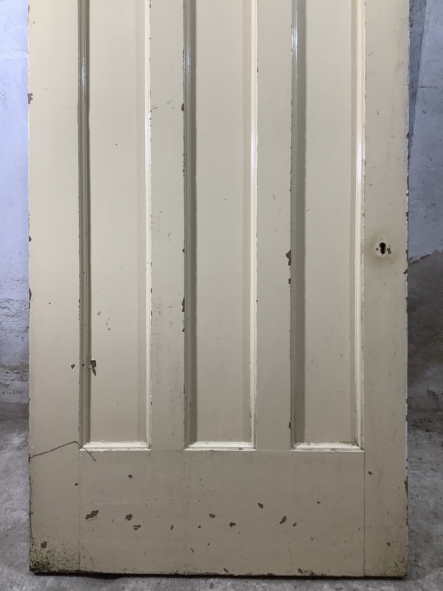 3rd Pic 1930s Internal Painted  Pitch Pine Reclaimed Door