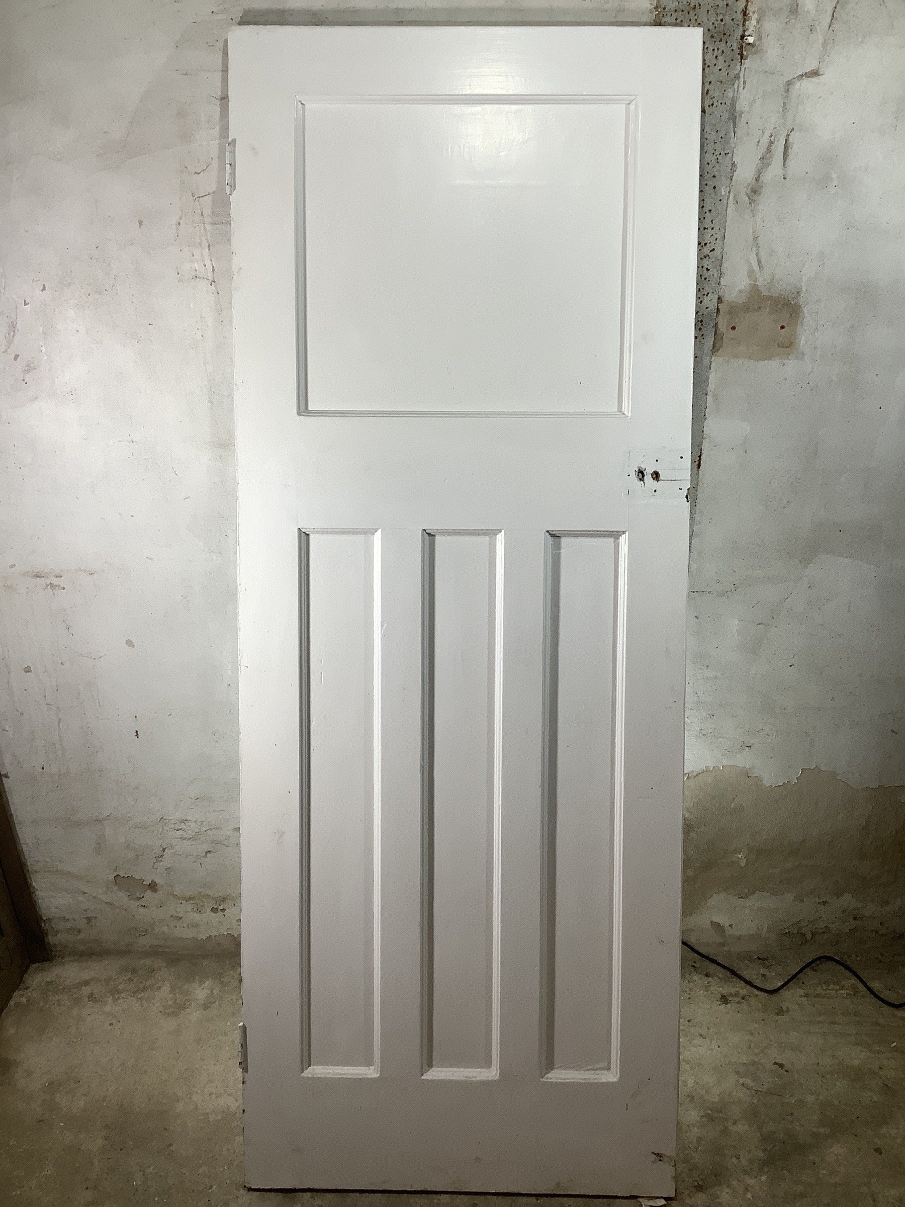 Main Picture 1930s Internal Painted  Pitch Pine Reclaimed Door