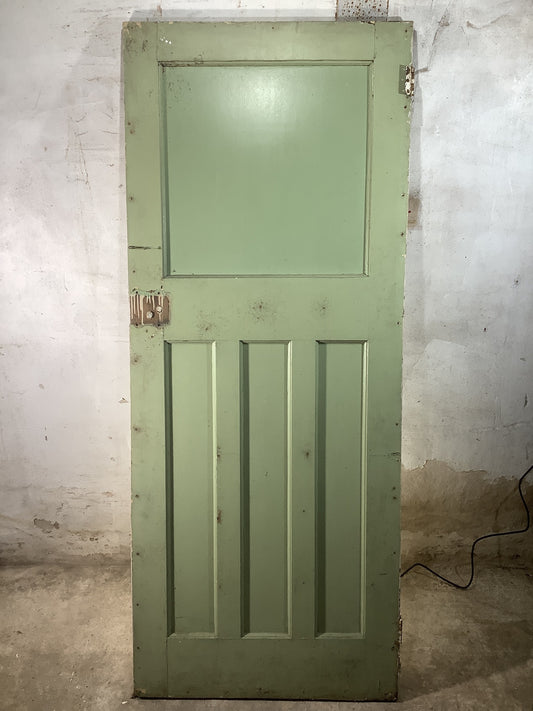 Main Picture 1930s Internal Painted  Pitch Pine Reclaimed Door