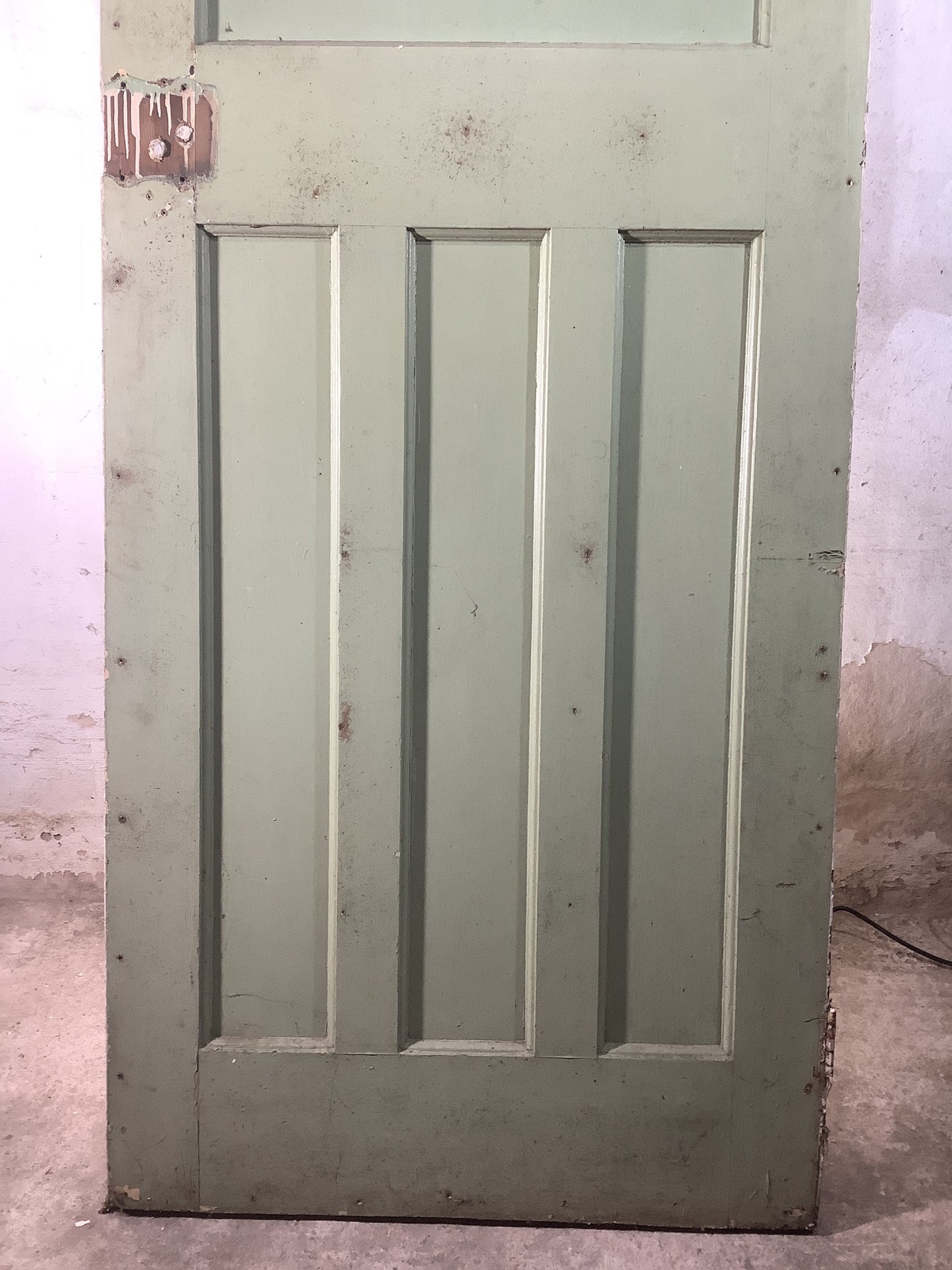 3rd Pic 1930s Internal Painted  Pitch Pine Reclaimed Door