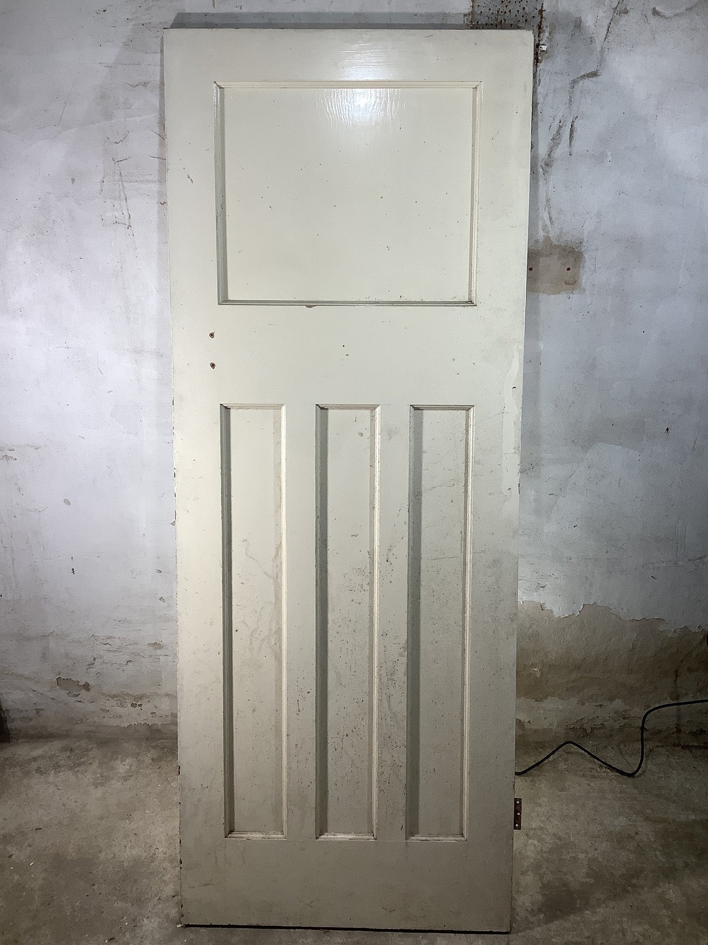 Main Picture 1930s Internal Painted  Pitch Pine Reclaimed Door